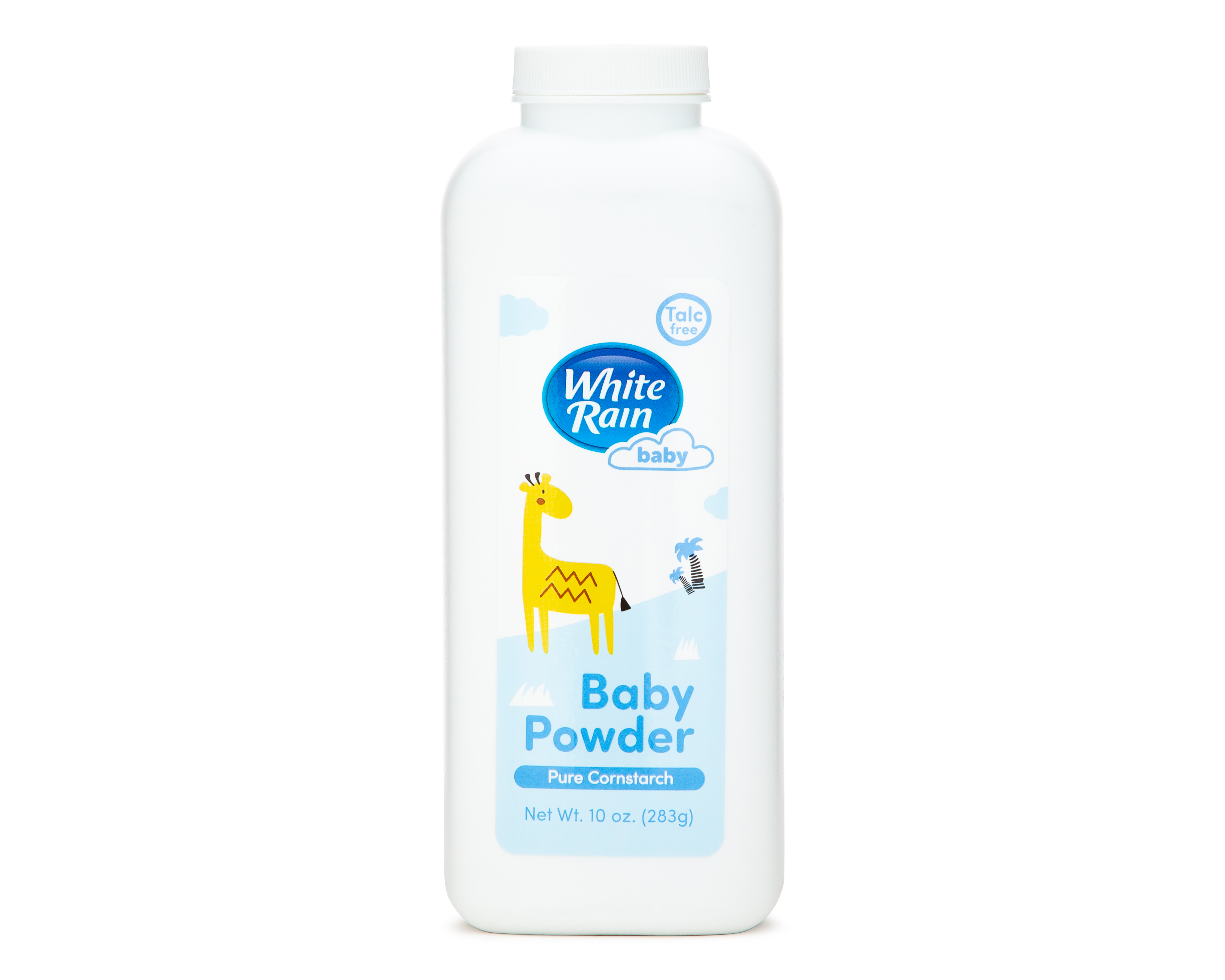 Talco para Bebé White Rain Libre de Parabenos 283 g