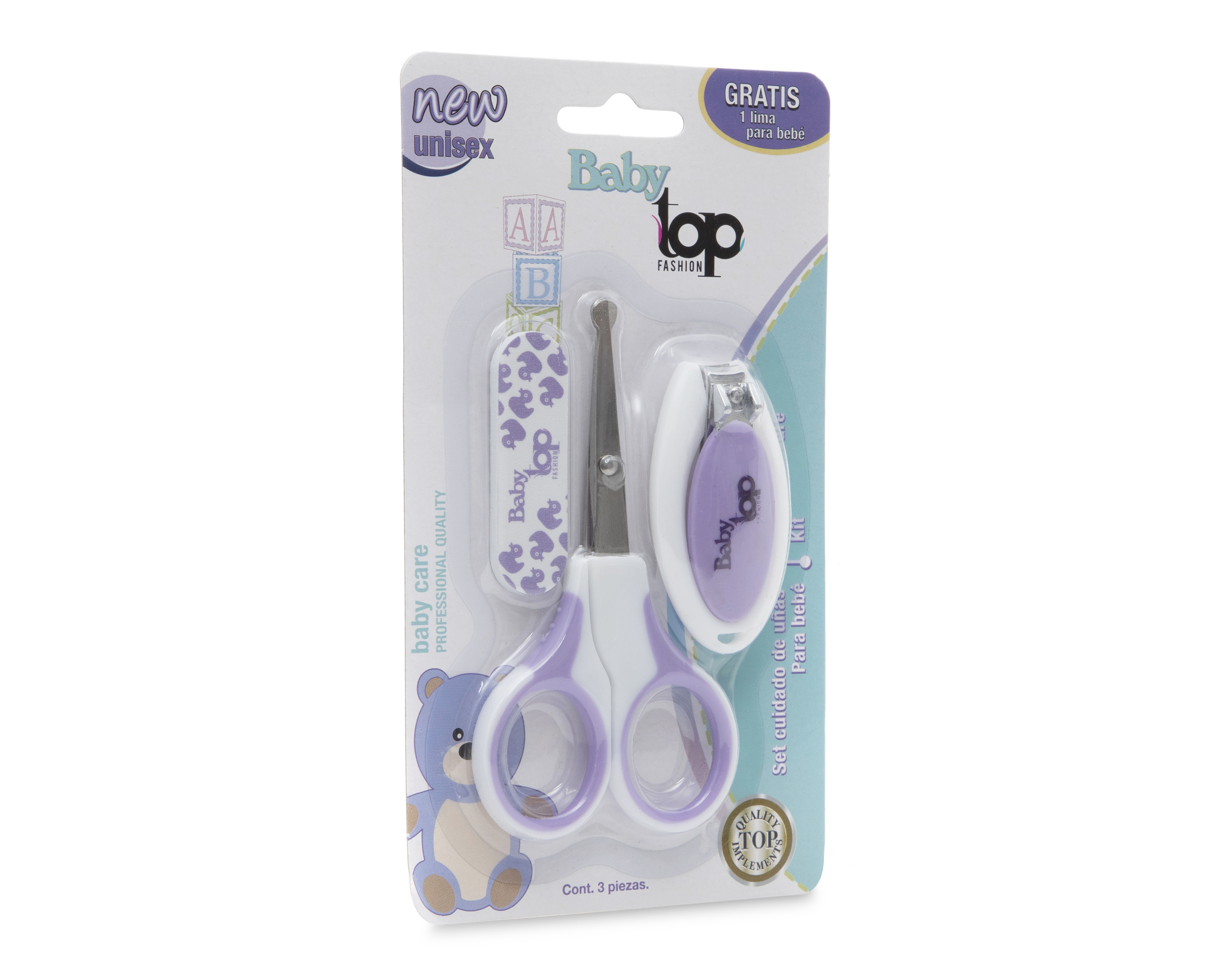 Foto 3 pulgar | Foto 2 | Set de Cortauñas para Bebé Top Fashion 3 Piezas