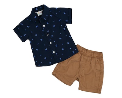 Foto 1 | Foto 1 | Conjunto con Short Baby Colors de Algodón para Bebé Niño