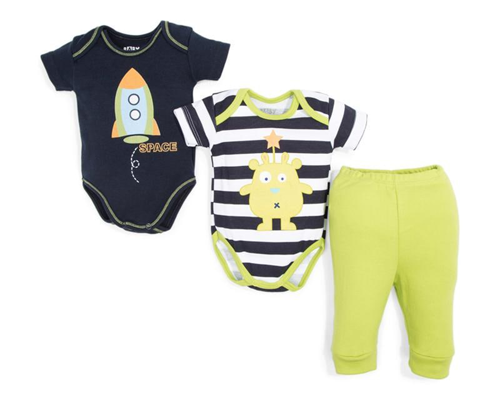 Foto 2 pulgar | Foto 1 | Conjunto con Pantalón Baby Colors para Bebé Niño