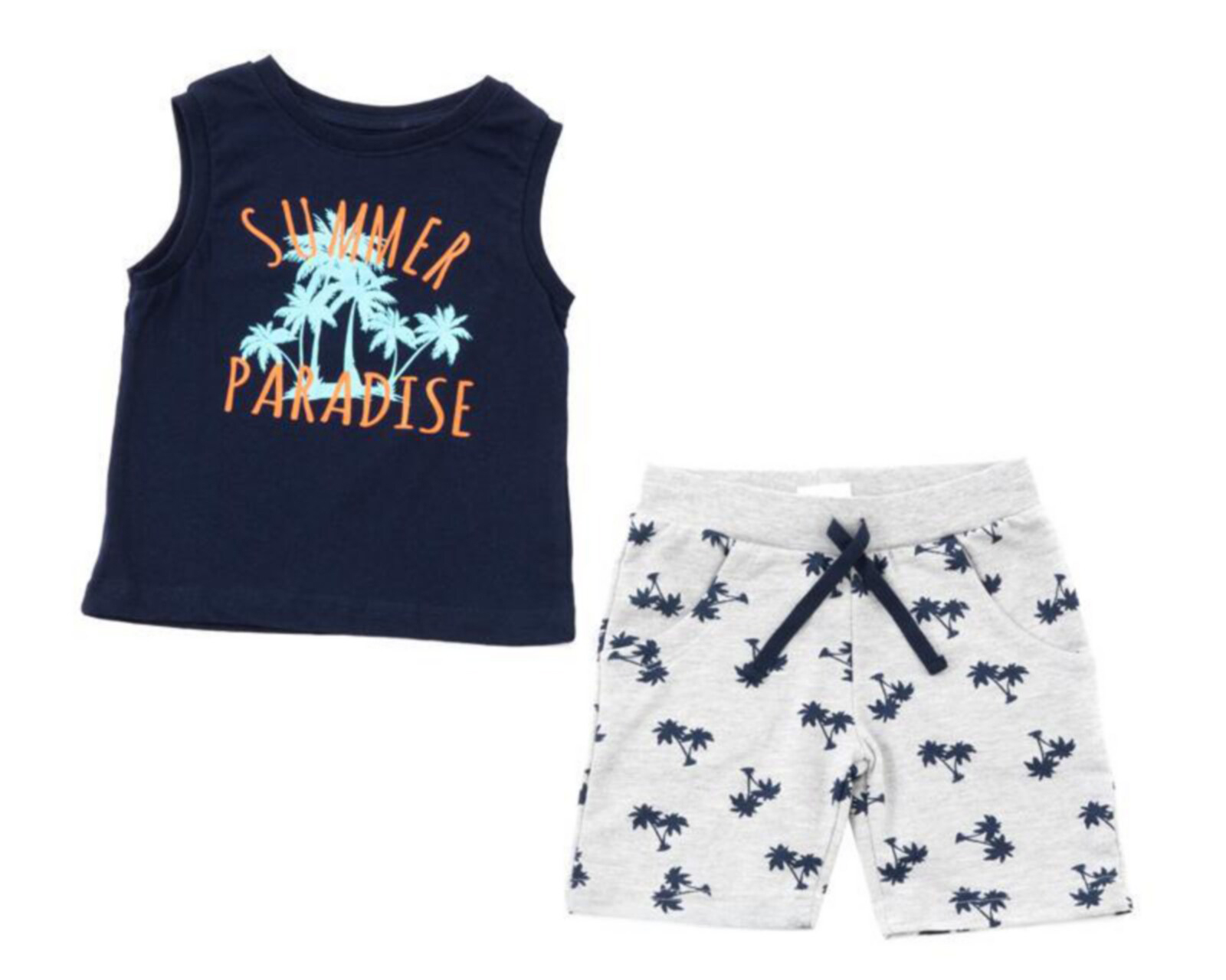 Conjunto con Short Baby Colors de Algodón para Bebé Niño