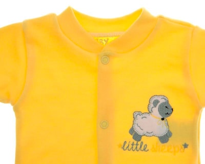 Foto 3 | Foto 3 | Mameluco para Bebé Baby Colors Amarillo
