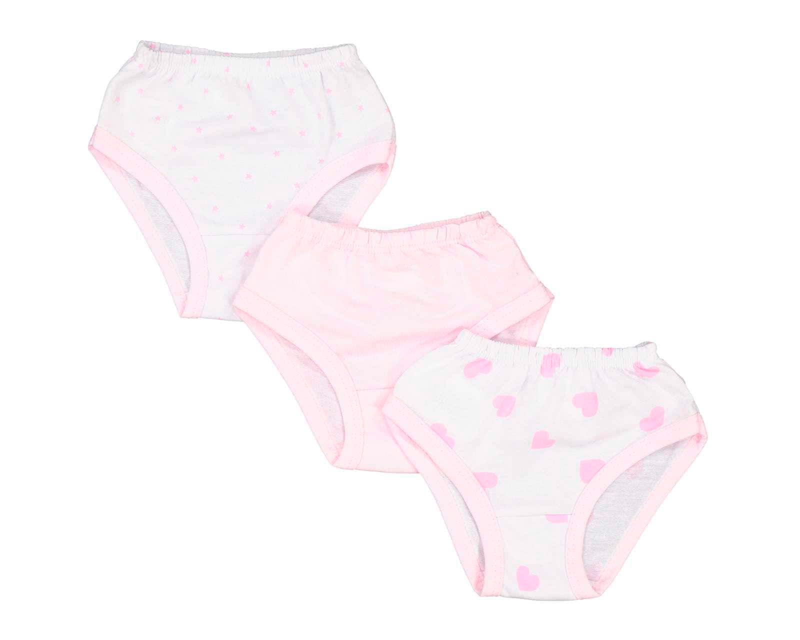 Foto 2 pulgar | Foto 1 | Pantaleta Baby Colors para Bebé Niña 3 Piezas