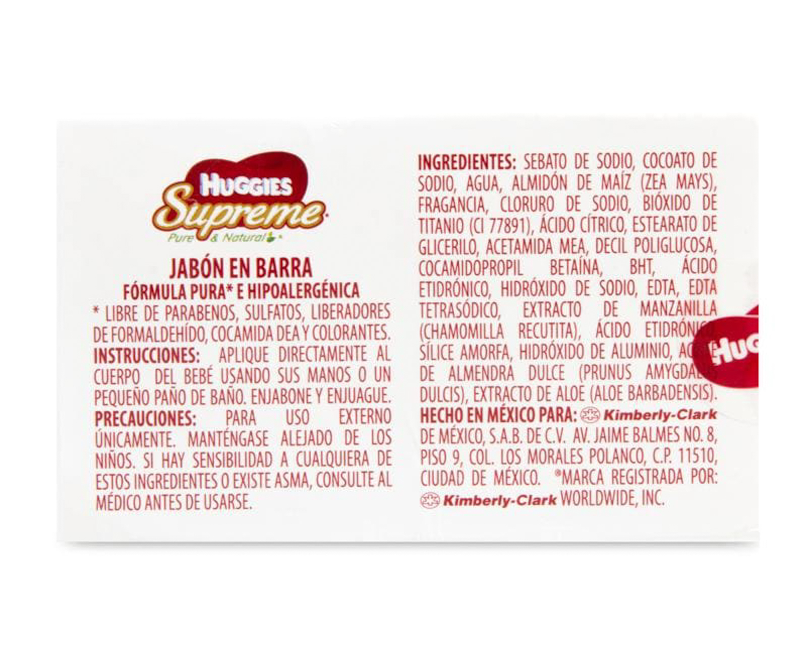 Foto 3 pulgar | Foto 2 | Jabón de Baño para Bebé Huggies Supreme Pure & Natural