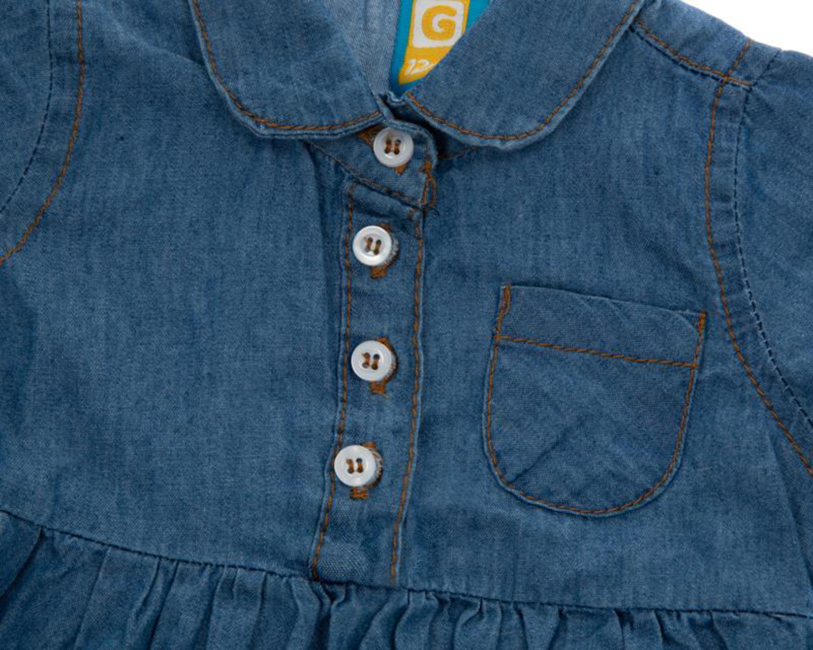 Foto 5 pulgar | Foto 4 | Vestido Baby Colors para Bebé Niña