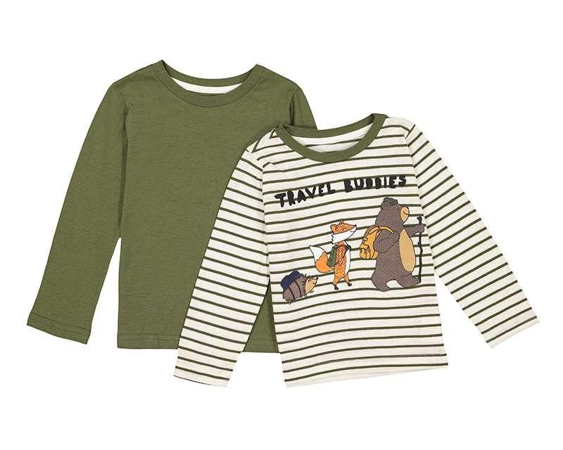 Foto 2 pulgar | Foto 1 | Playera Baby Colors para Bebé Niño 2 Piezas