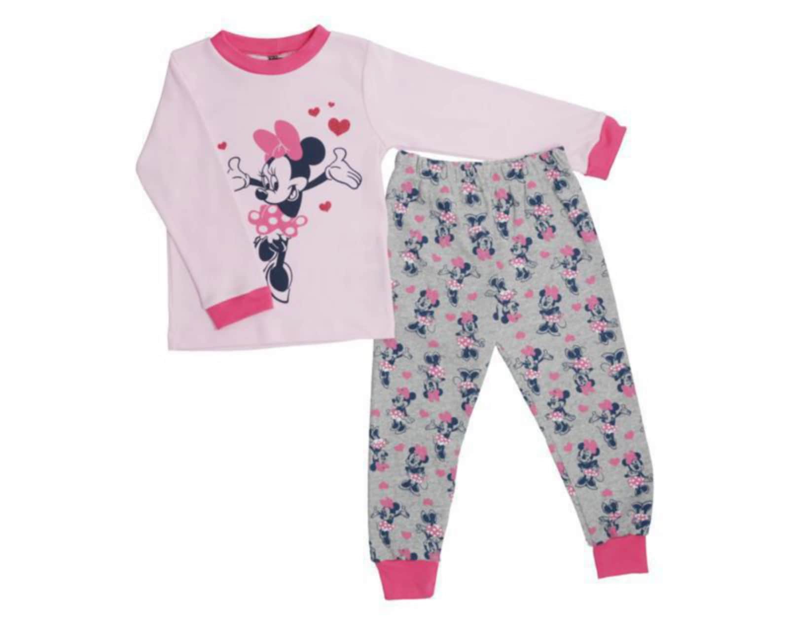 Foto 2 pulgar | Foto 1 | Pijama para Niña Minnie Mouse Disney