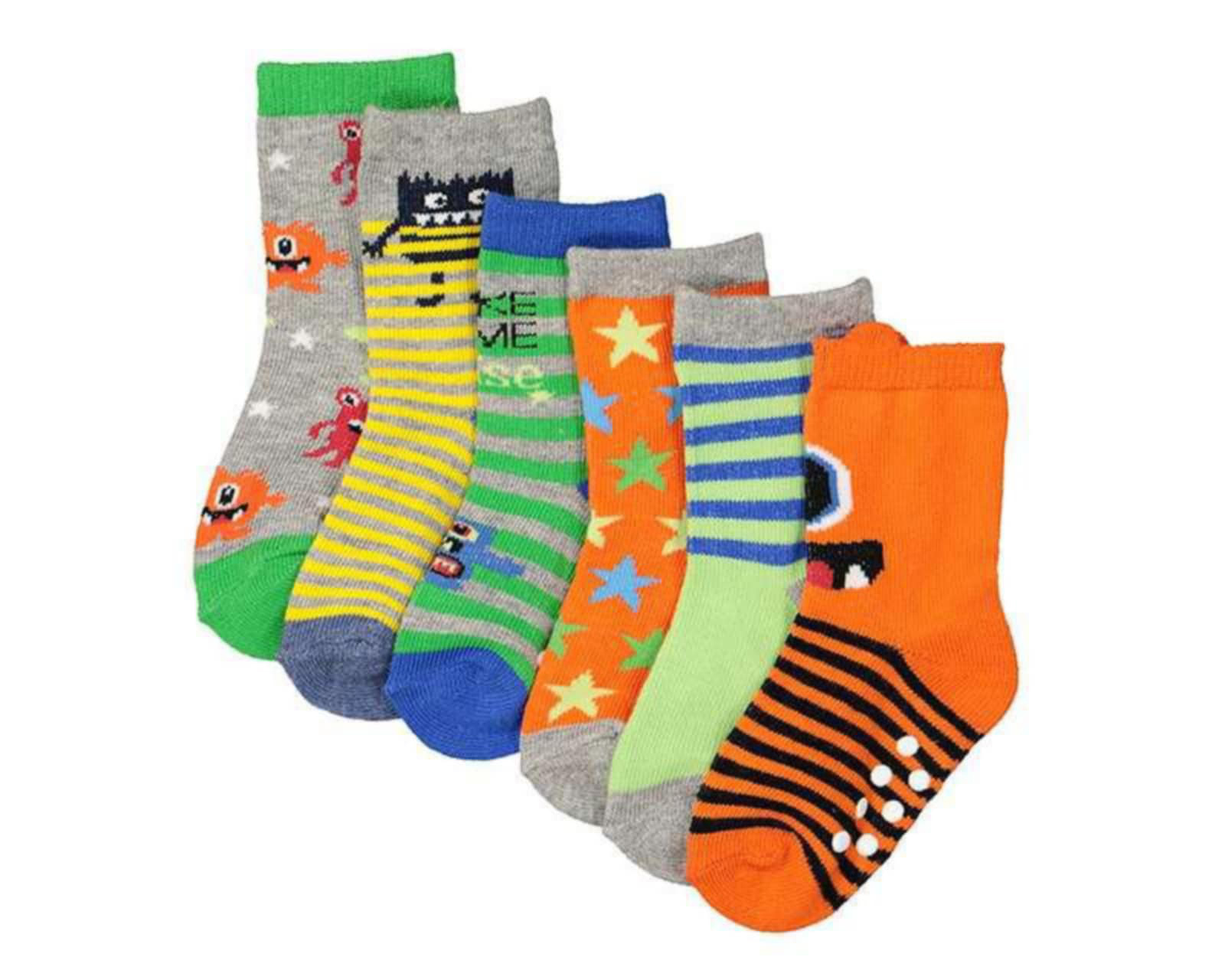 Calcetas Baby Colors para Bebé Niño 6 Pares