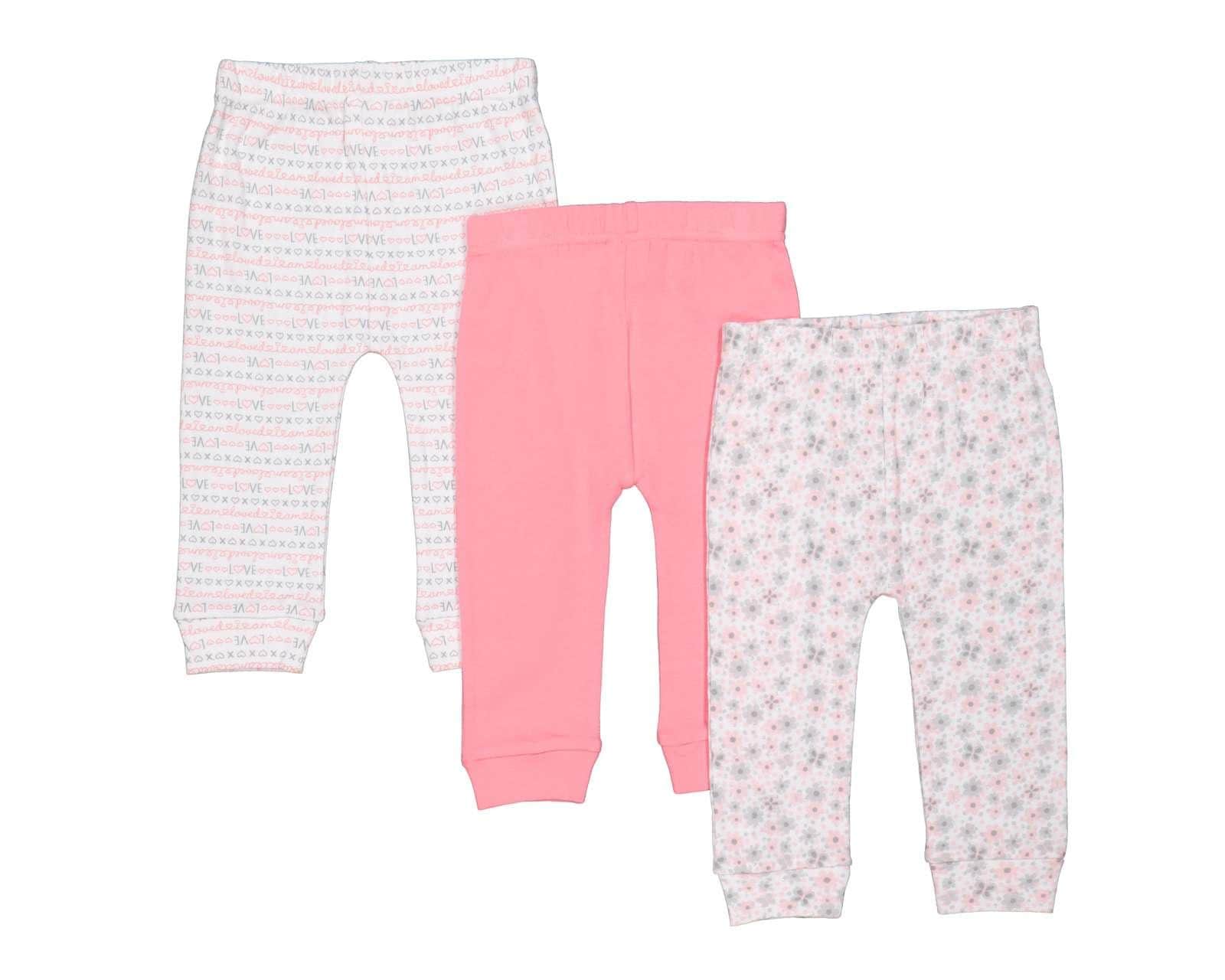 Foto 2 | Foto 2 | Pantalones de Algodón Baby Colors para Bebé Niña (3 Piezas)