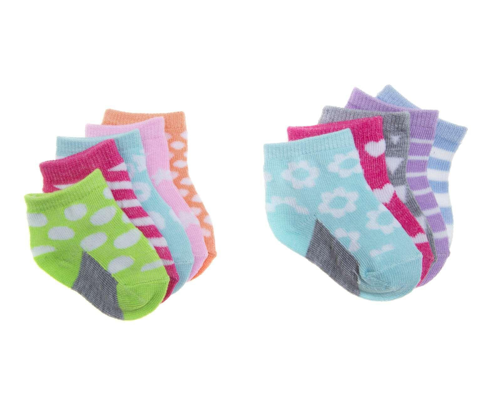 Calcetas Baby Colors para Bebé Niña 10 Pares