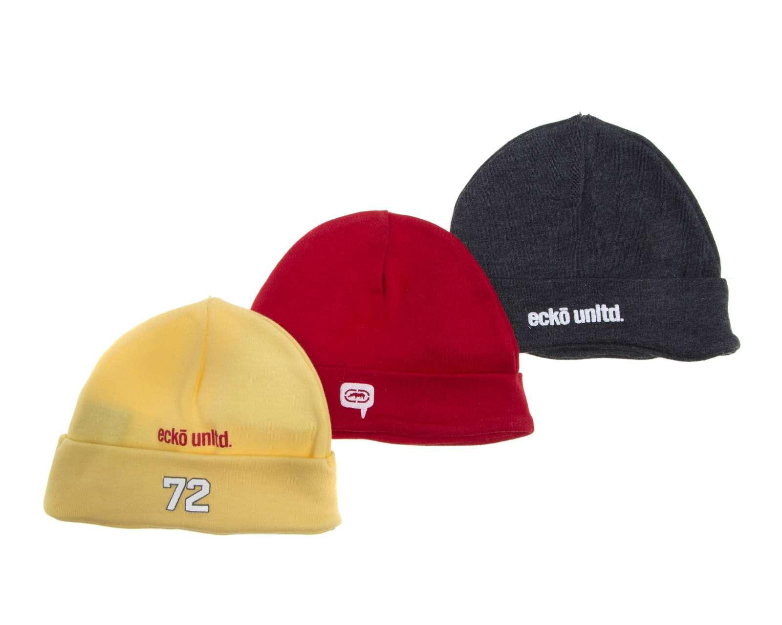 Set de 3 Gorros marca Eckó Unltd. para Bebé Niño