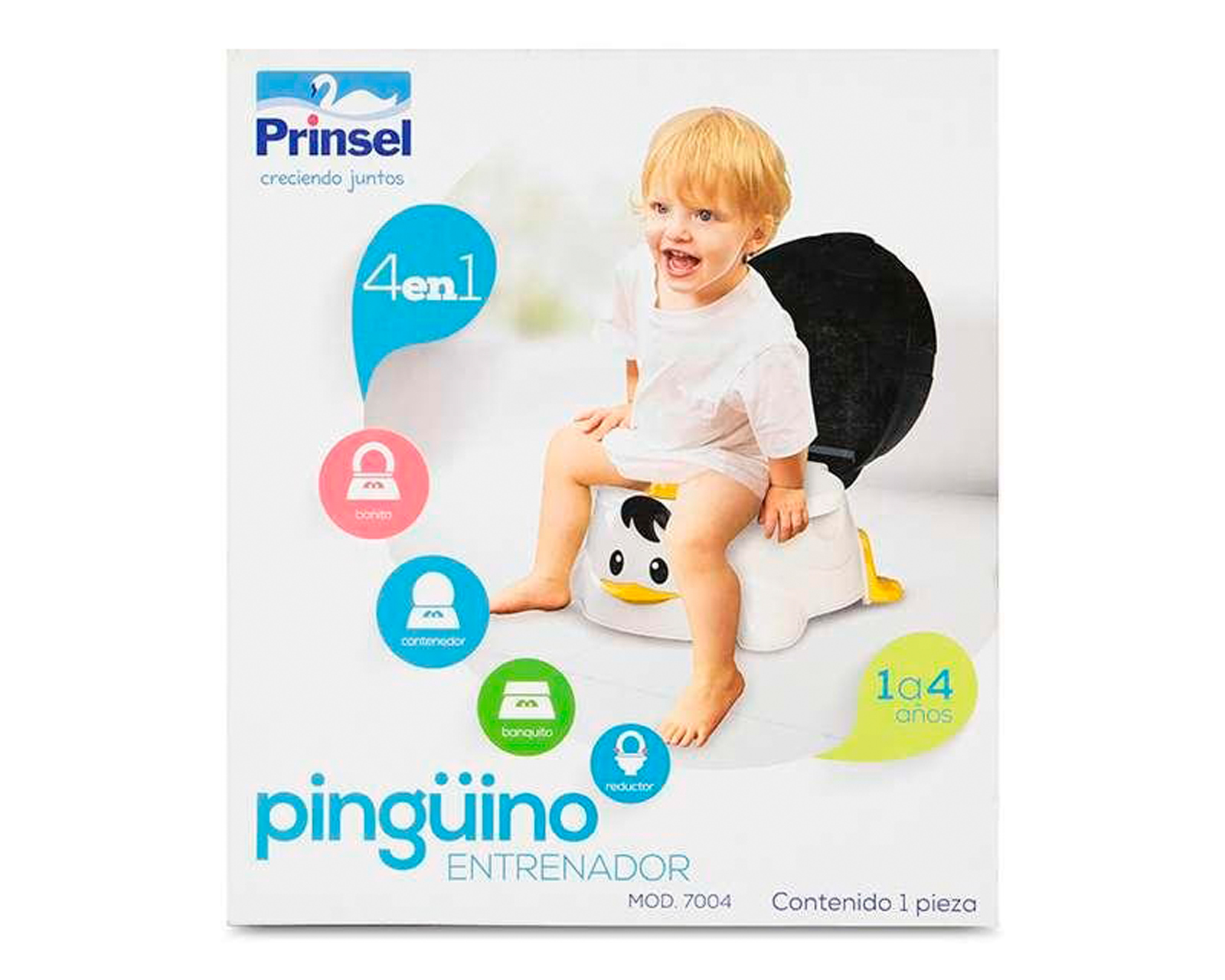 Foto 2 pulgar | Foto 1 | Bañito Entrenador Pinsel Pingüino 4 en 1