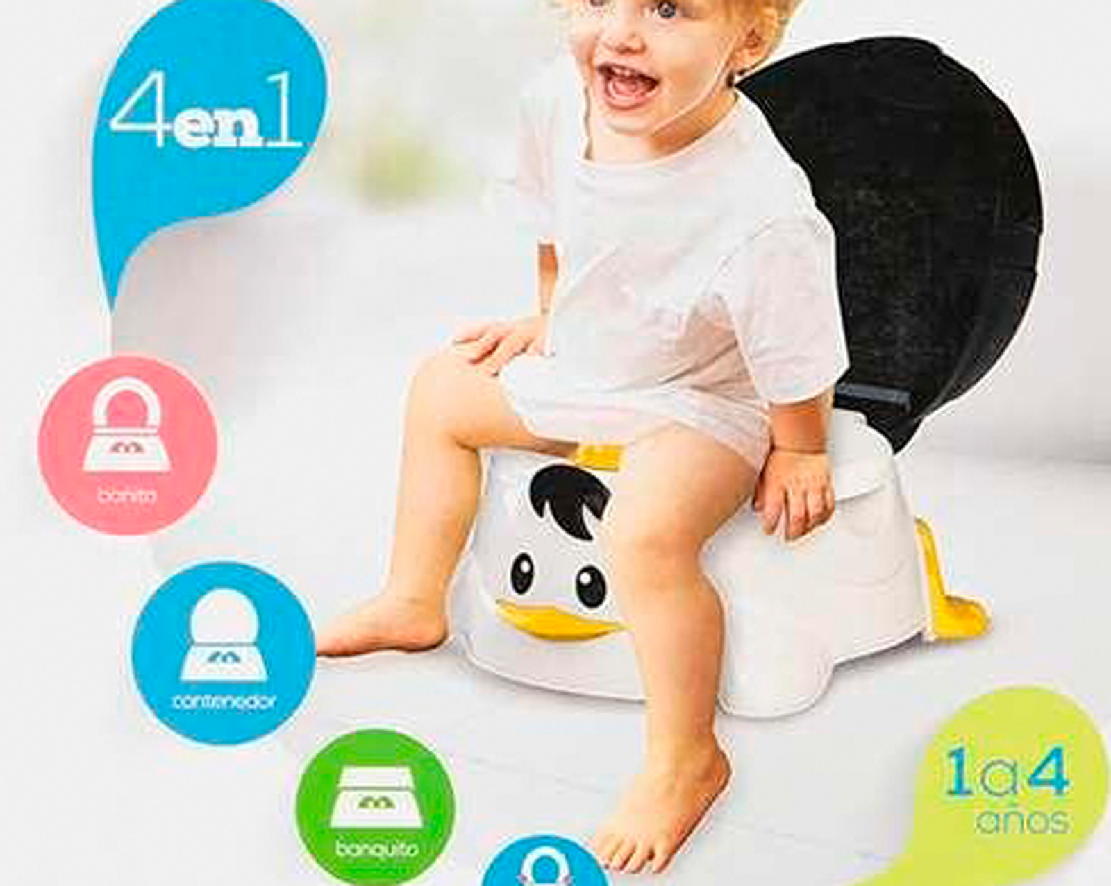 Foto 3 | Foto 3 | Bañito Entrenador Pinsel Pingüino 4 en 1