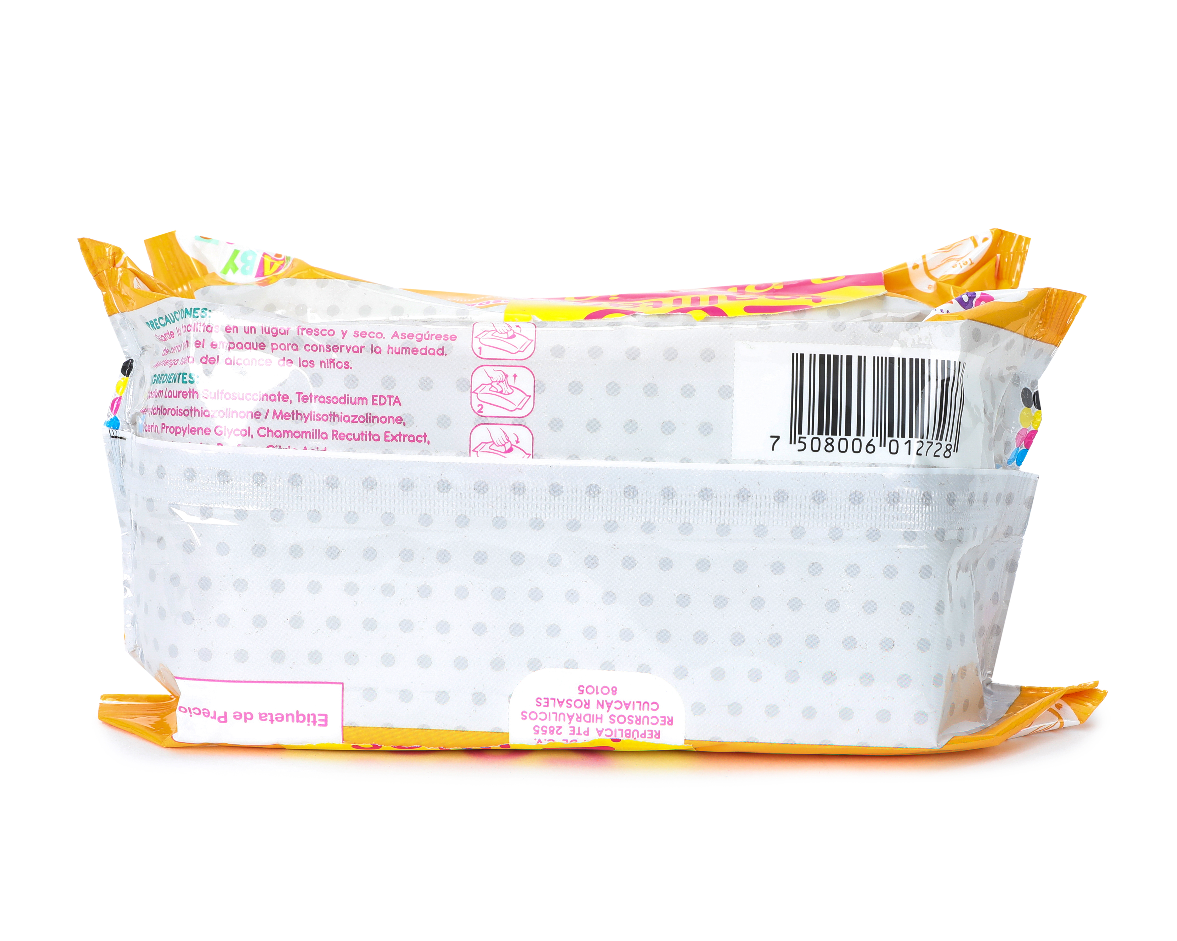 Foto 3 pulgar | Foto 2 | Toallitas Húmedas Baby Colors con Manzanilla para Bebé 2 Paquetes con 100 c/u