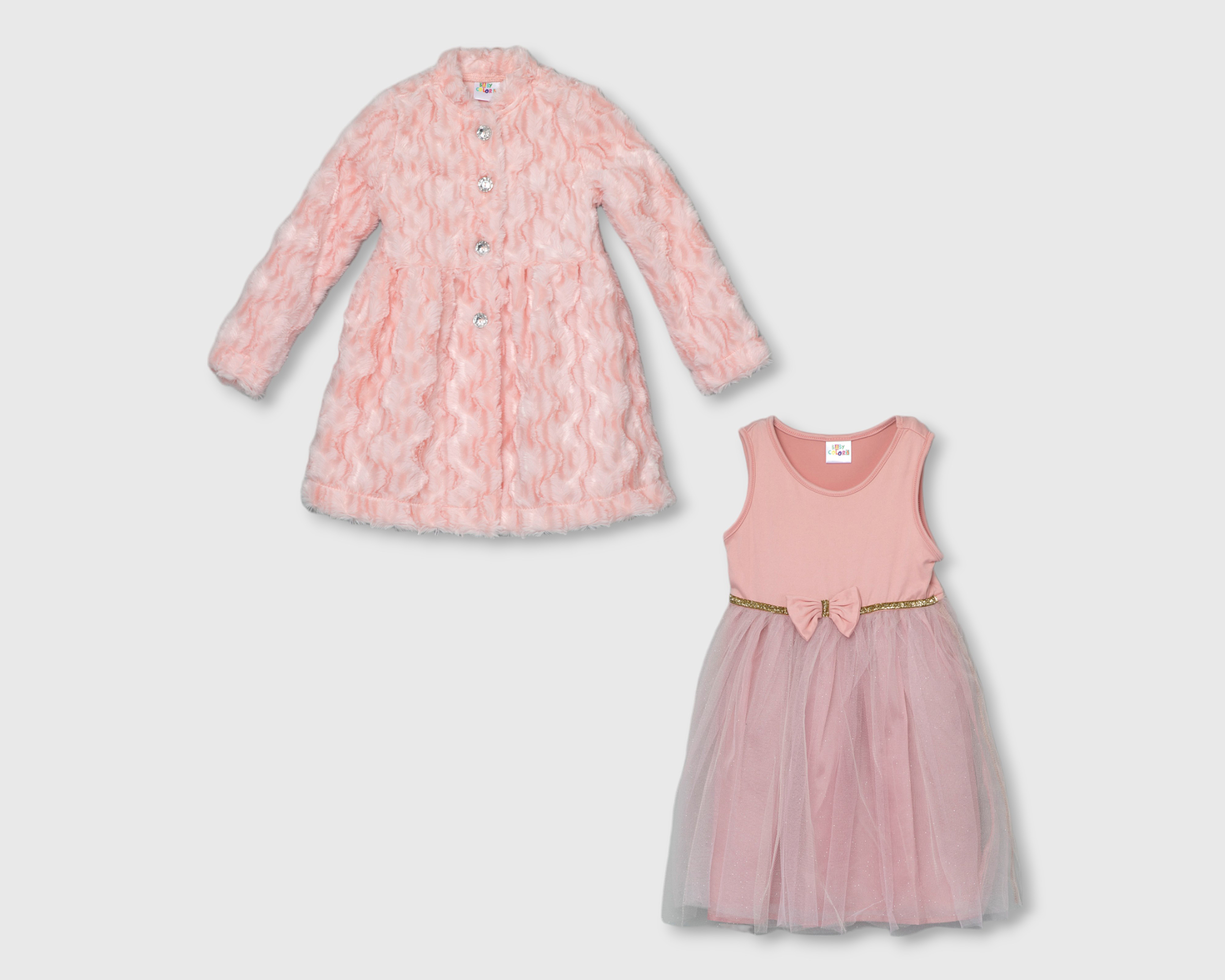 Foto 1 | Foto 1 | Vestido con Abrigo Baby Colors para Bebé Niña