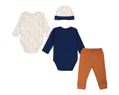 Foto 2 | Foto 2 | Conjunto Baby Colors para Bebé Niño 4 Piezas