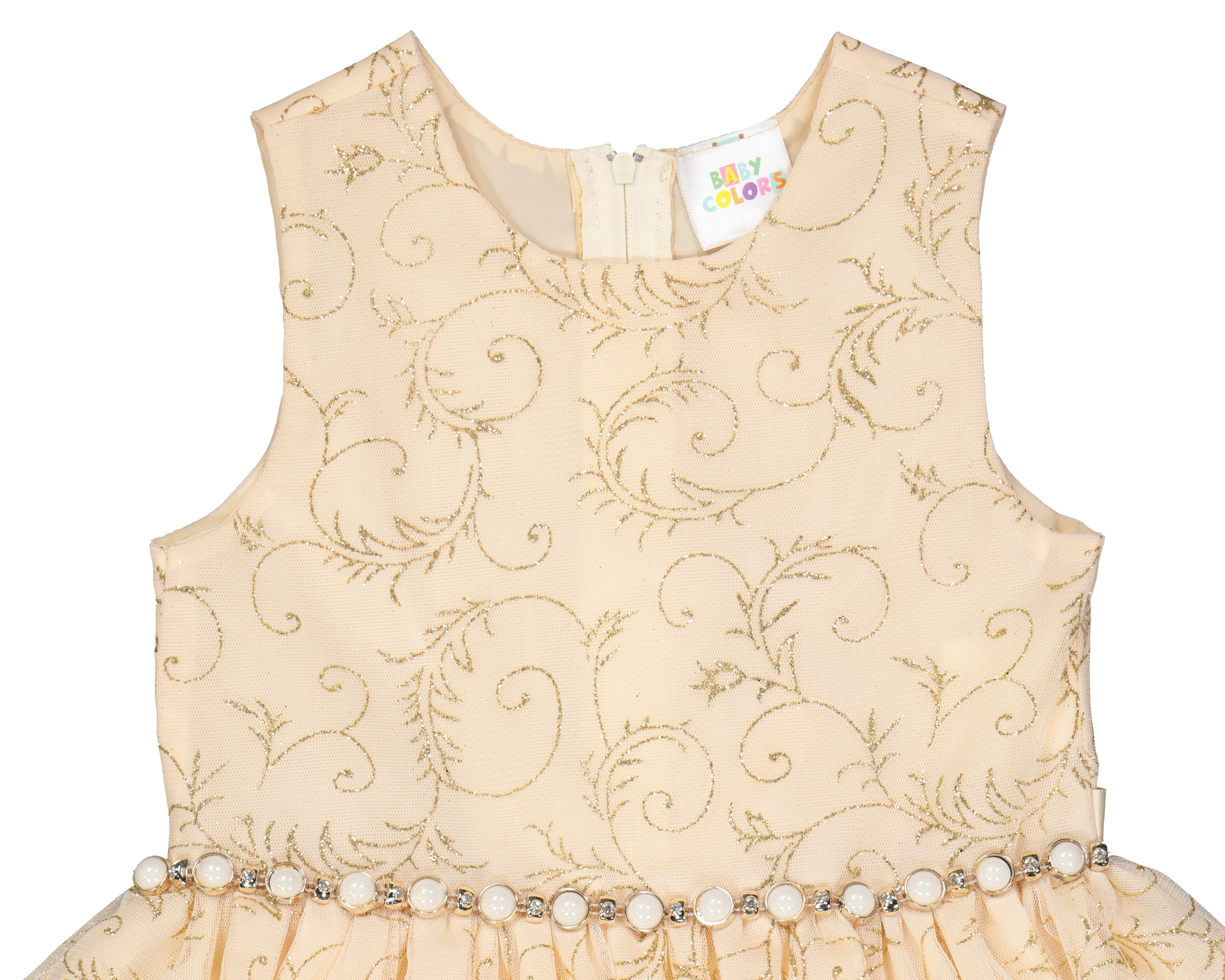 Foto 6 pulgar | Foto 5 | Vestido Baby Colors para Bebé Niña 2 Piezas