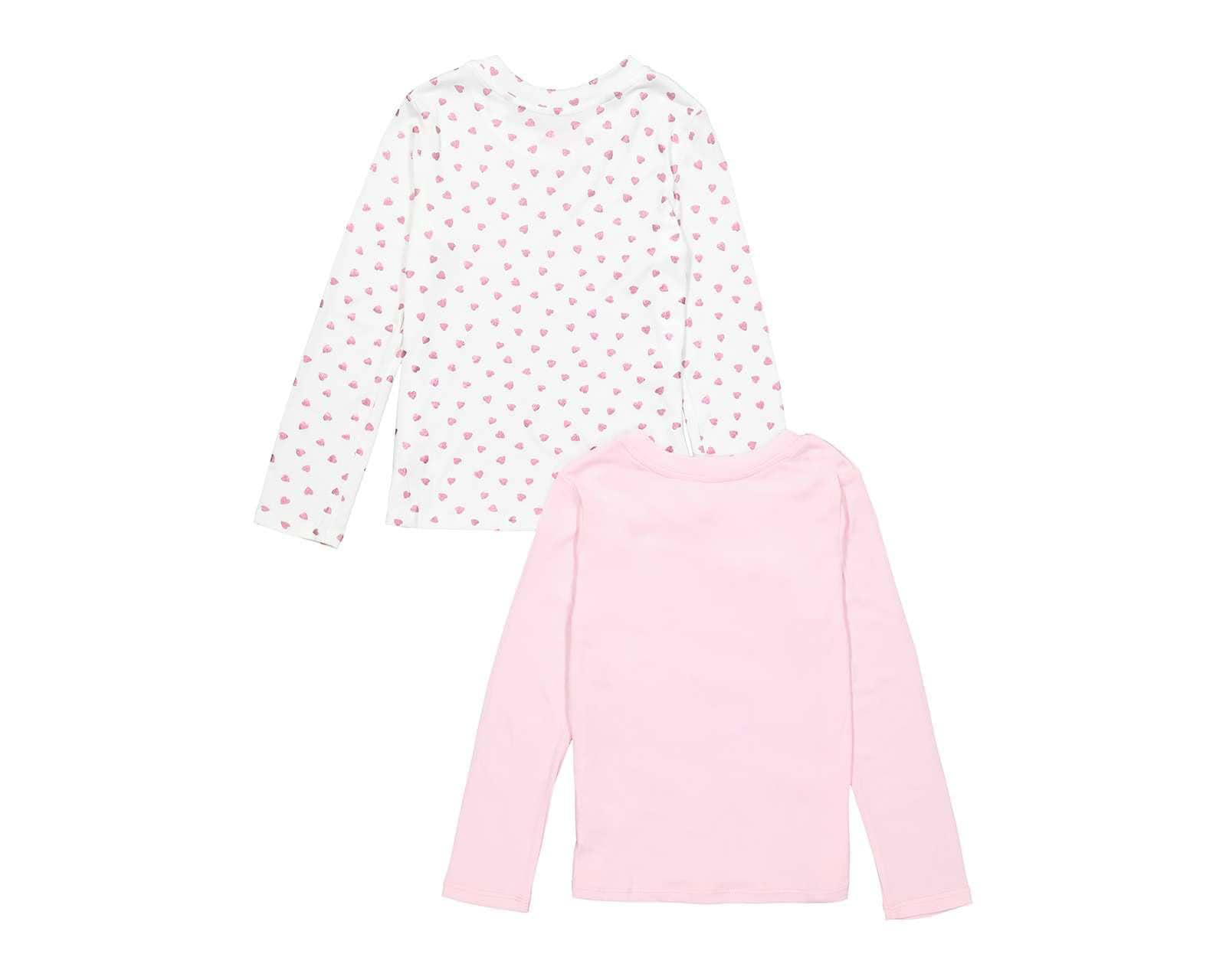 Foto 3 pulgar | Foto 2 | Playera para Bebé Niña Baby Colors Estampada 2 Piezas