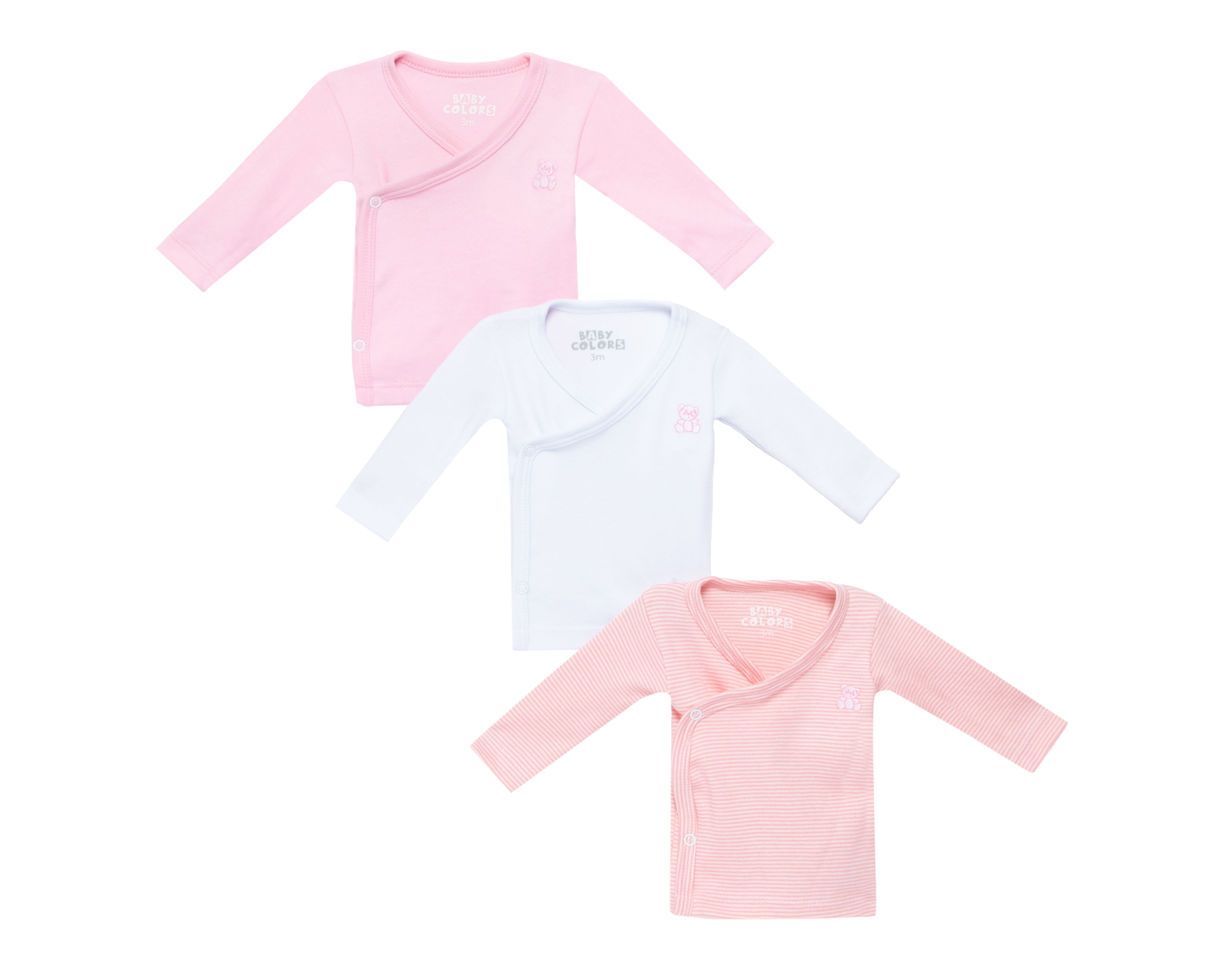 Foto 1 | Foto 1 | Camiseta Baby Colors para Bebé Niña 3 Piezas