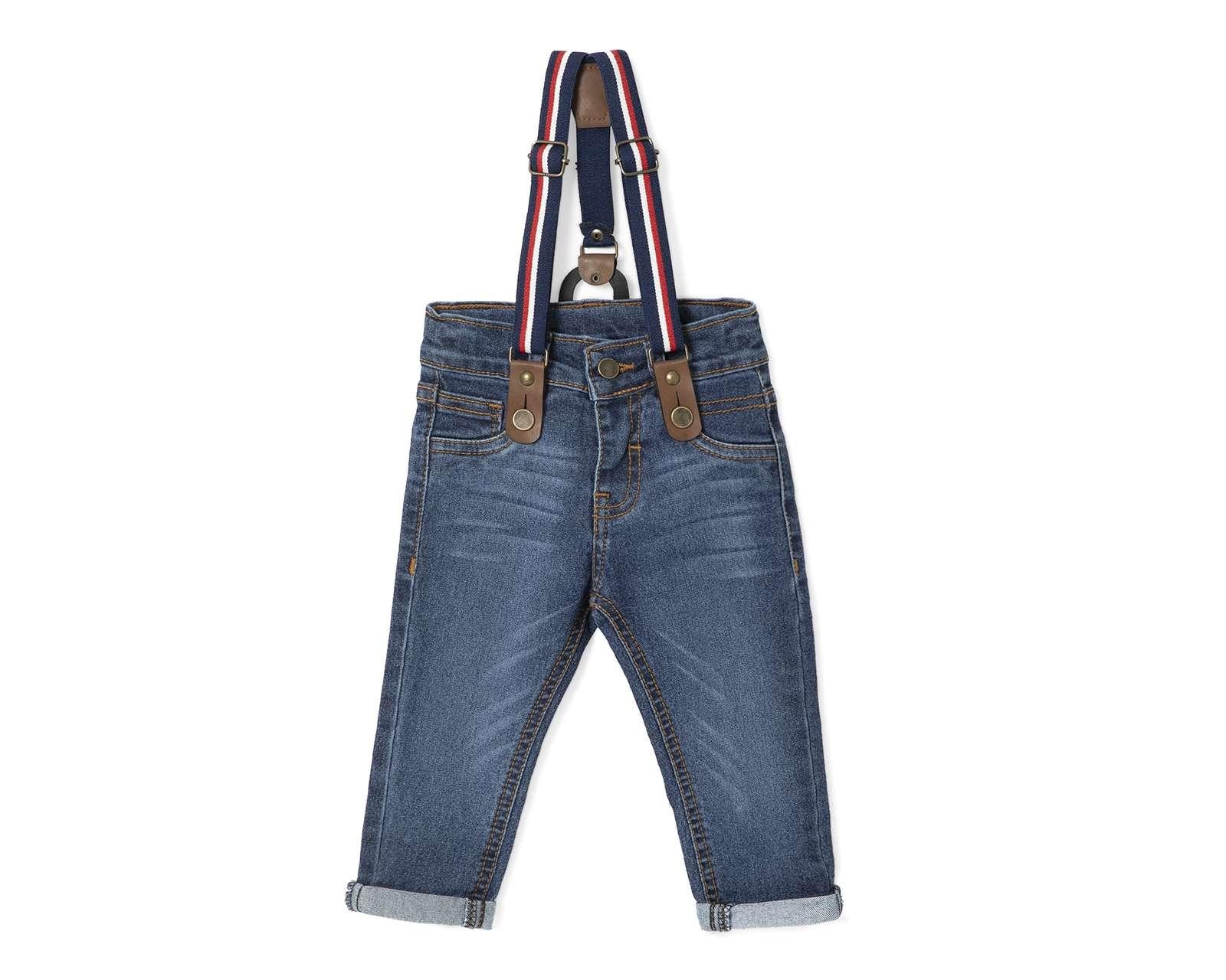 Foto 2 pulgar | Foto 1 | Pantalón Baby Colors de Mezclilla para Bebé Niño