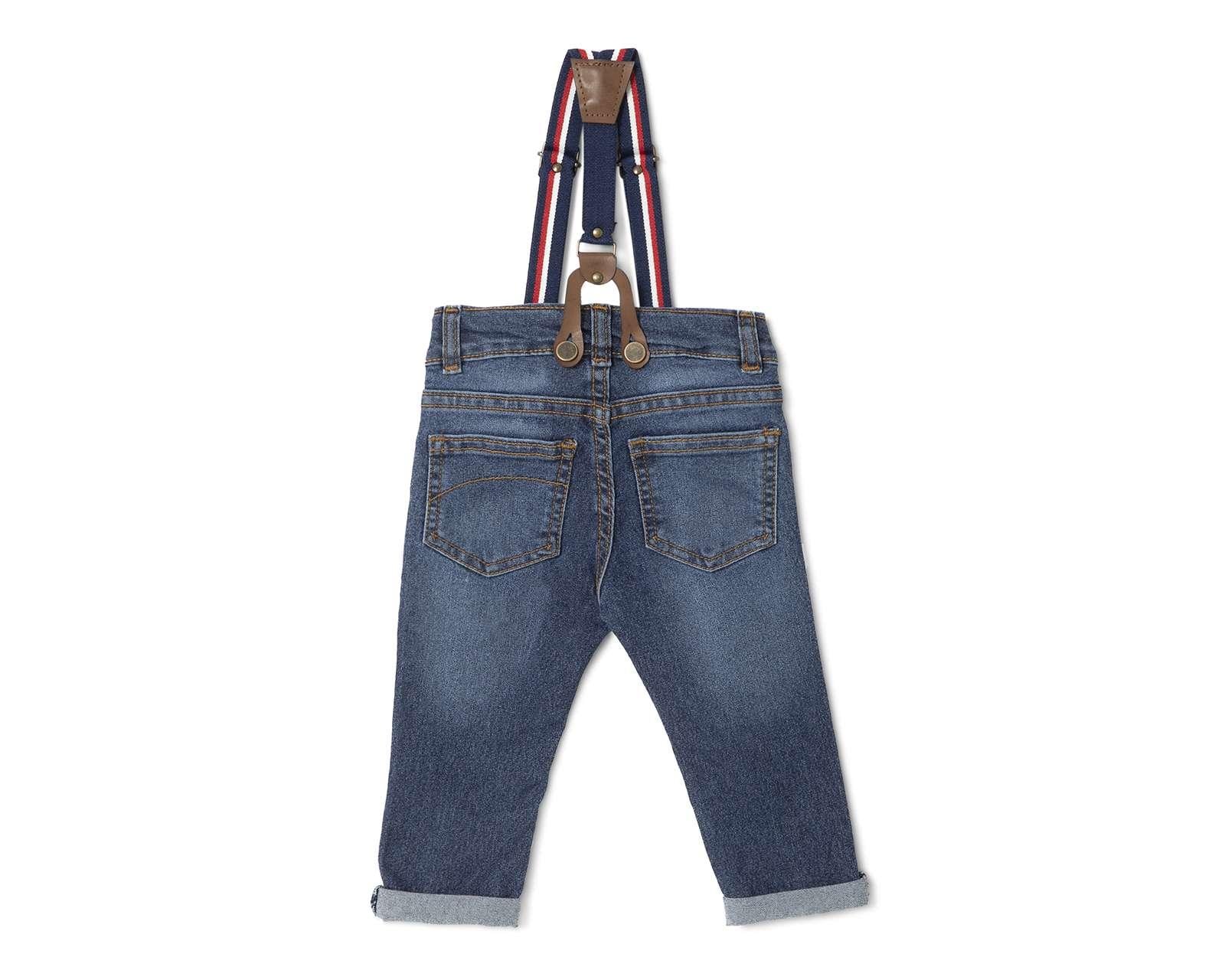 Foto 3 pulgar | Foto 2 | Pantalón Baby Colors de Mezclilla para Bebé Niño