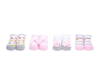 Foto 4 | Foto 4 | Calcetas Baby Colors con Moño para Bebé Niña 4 Pares