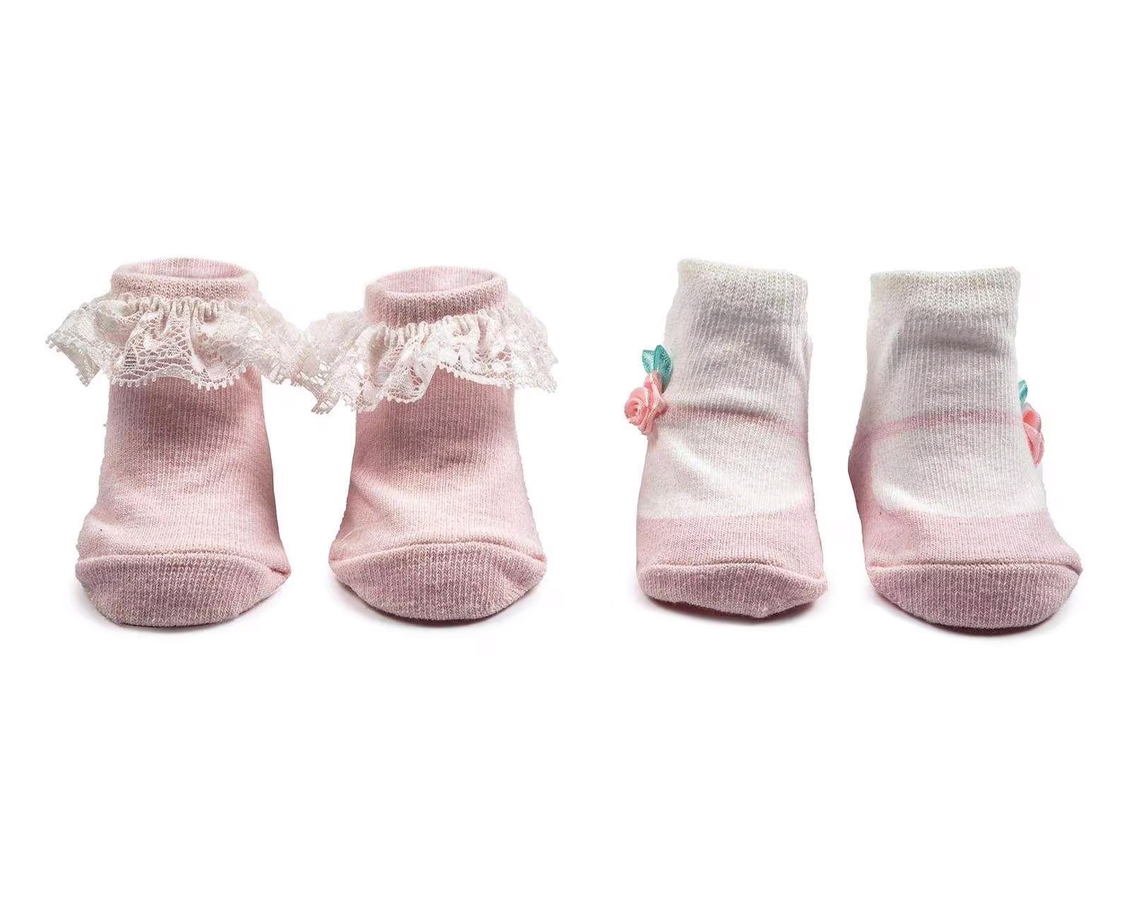 Foto 4 | Foto 4 | Babero y Calcetas para Bebé Niña Baby Colors 3 Pares