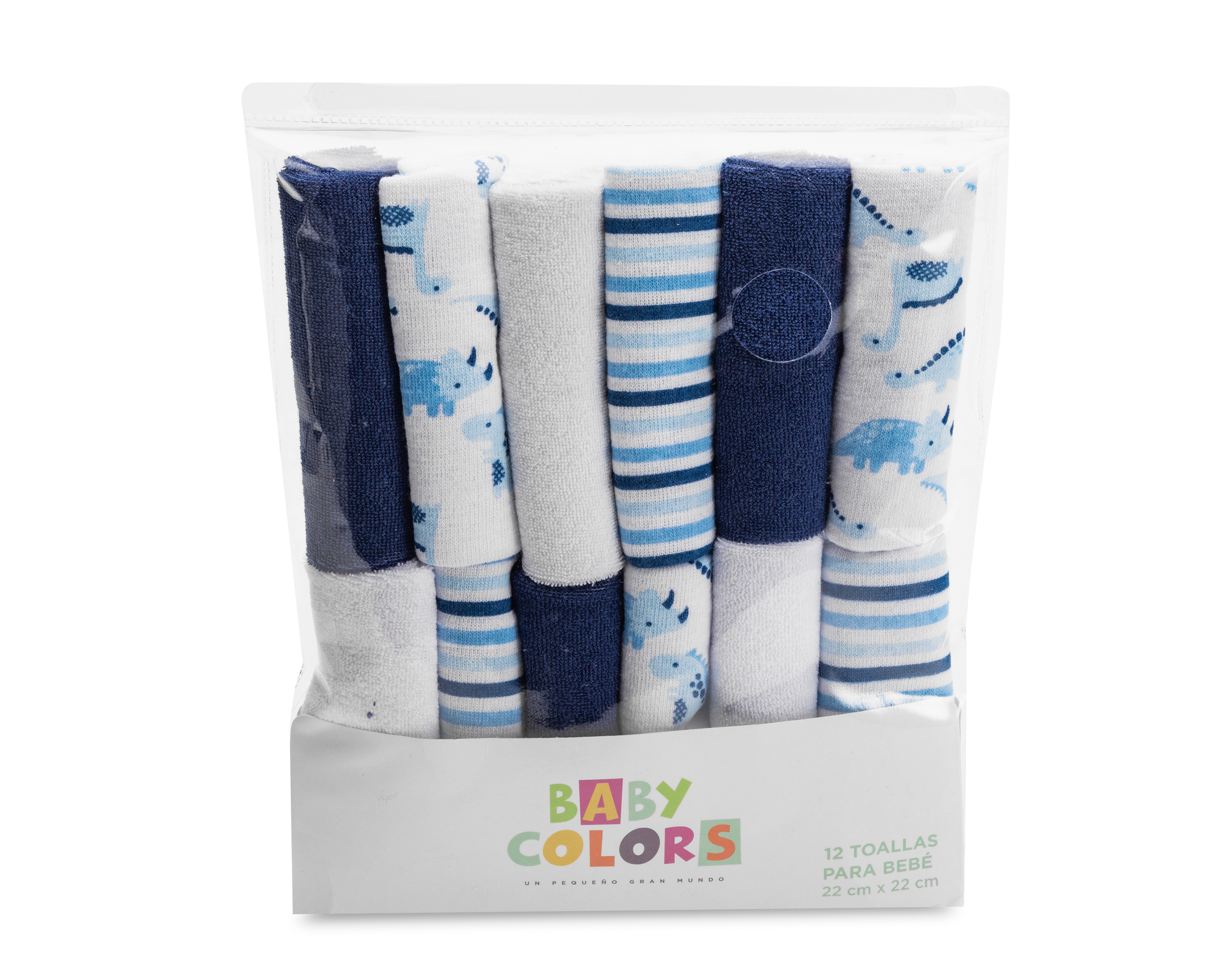 Foto 1 | Foto 1 | Toallas Faciales Baby Colors para Bebé Niño 12 piezas
