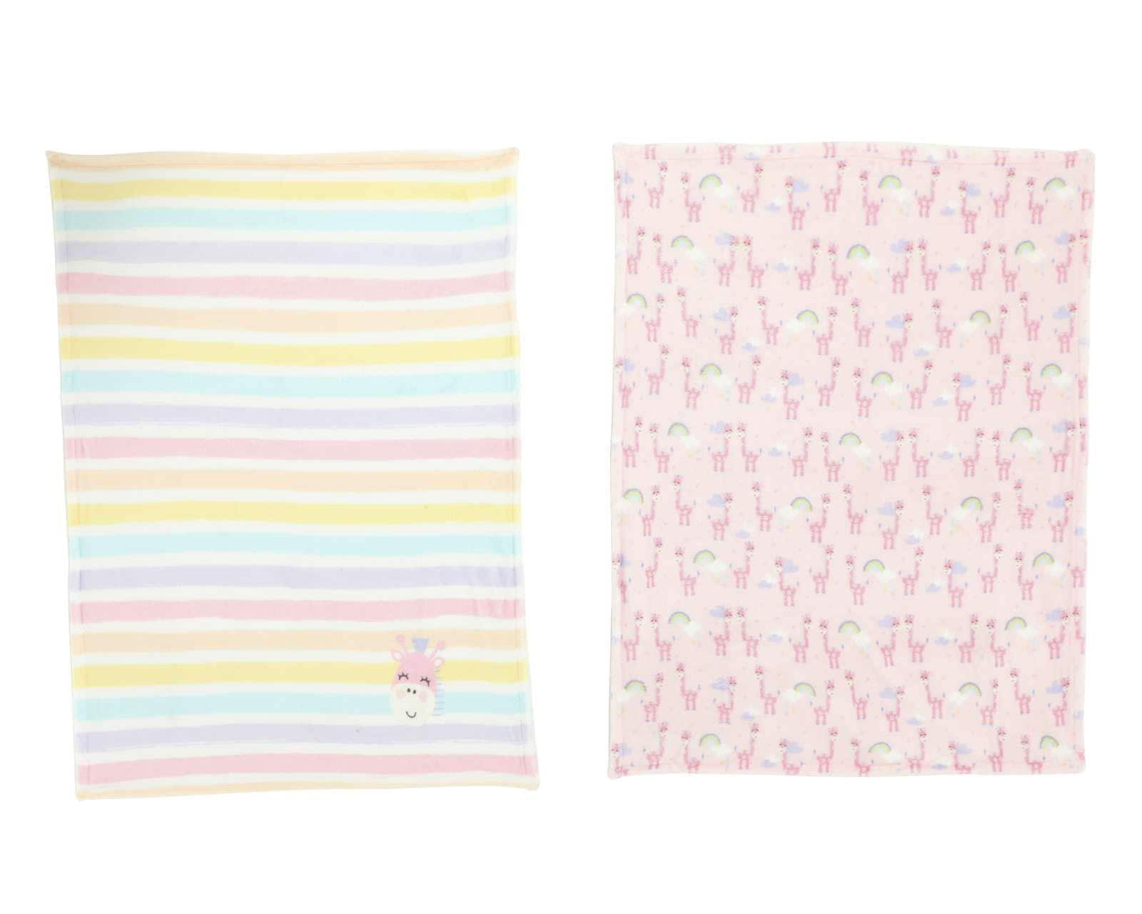 Foto 5 pulgar | Foto 4 | Cobertor Baby Colors para Bebé Niña 2 Piezas