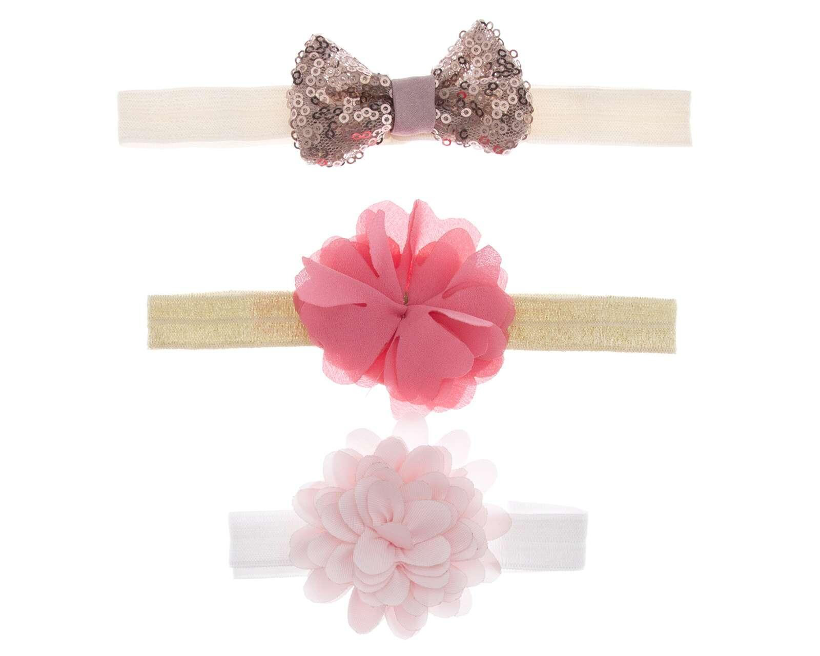 Tiara Baby Colors para Bebé Niña 3 Piezas