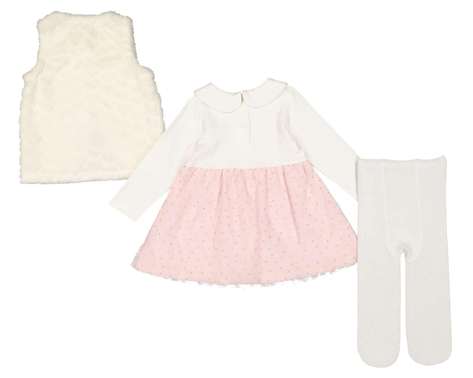 Foto 3 pulgar | Foto 2 | Conjunto con Chaleco Baby Colors para Bebé Niña