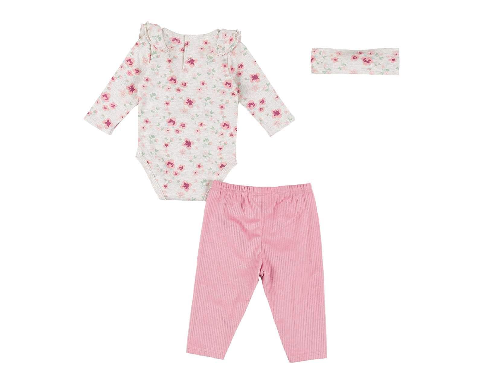 Foto 2 | Foto 2 | Conjunto para Bebé Niña Baby Colors 3 Piezas