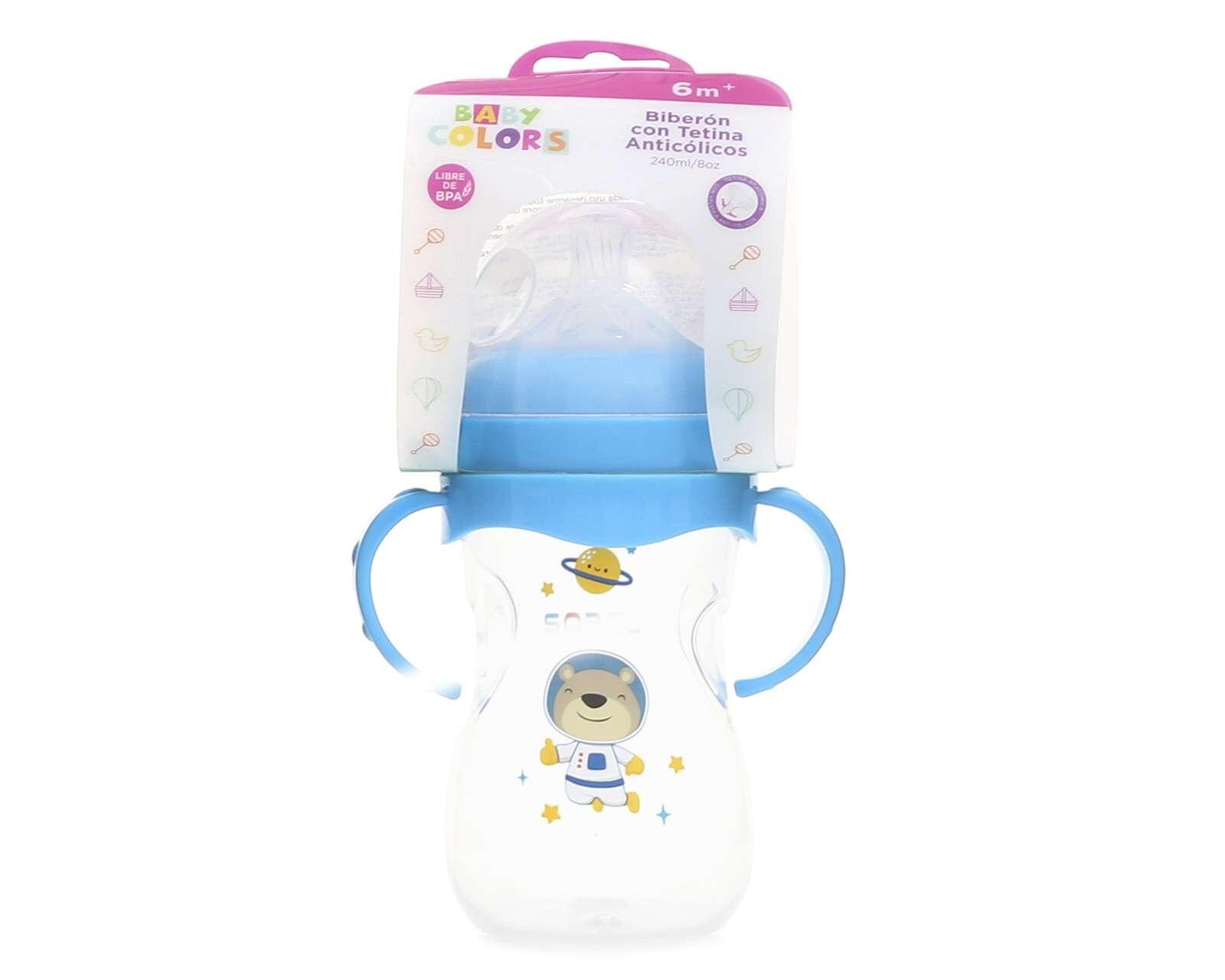 Biberón Baby Colors de 8 Oz