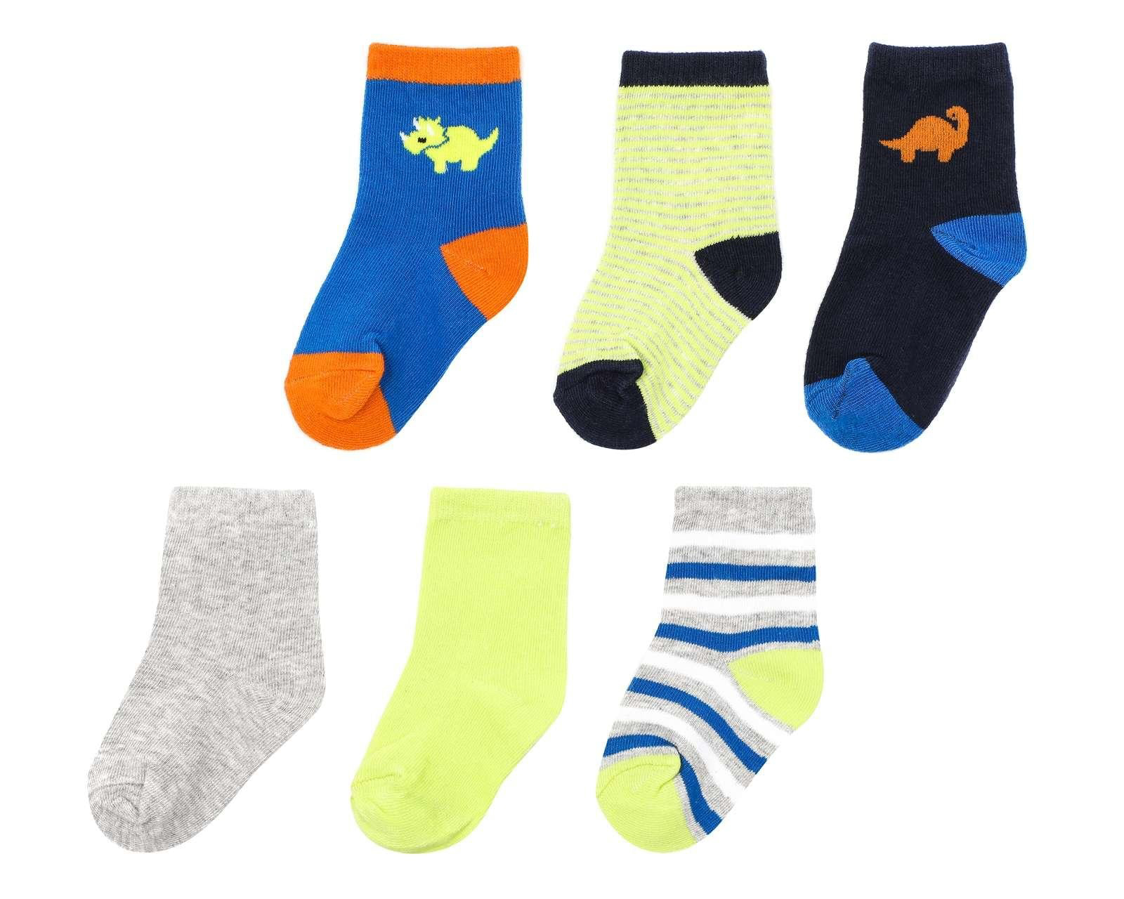 Foto 2 pulgar | Foto 1 | Calcetas Baby Colors para Bebé Niño 6 Pares