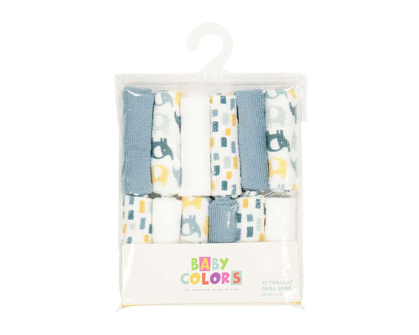 Foto 7 | Foto 7 | Toallitas Faciales Baby Colors para Bebé Niño 12 Piezas