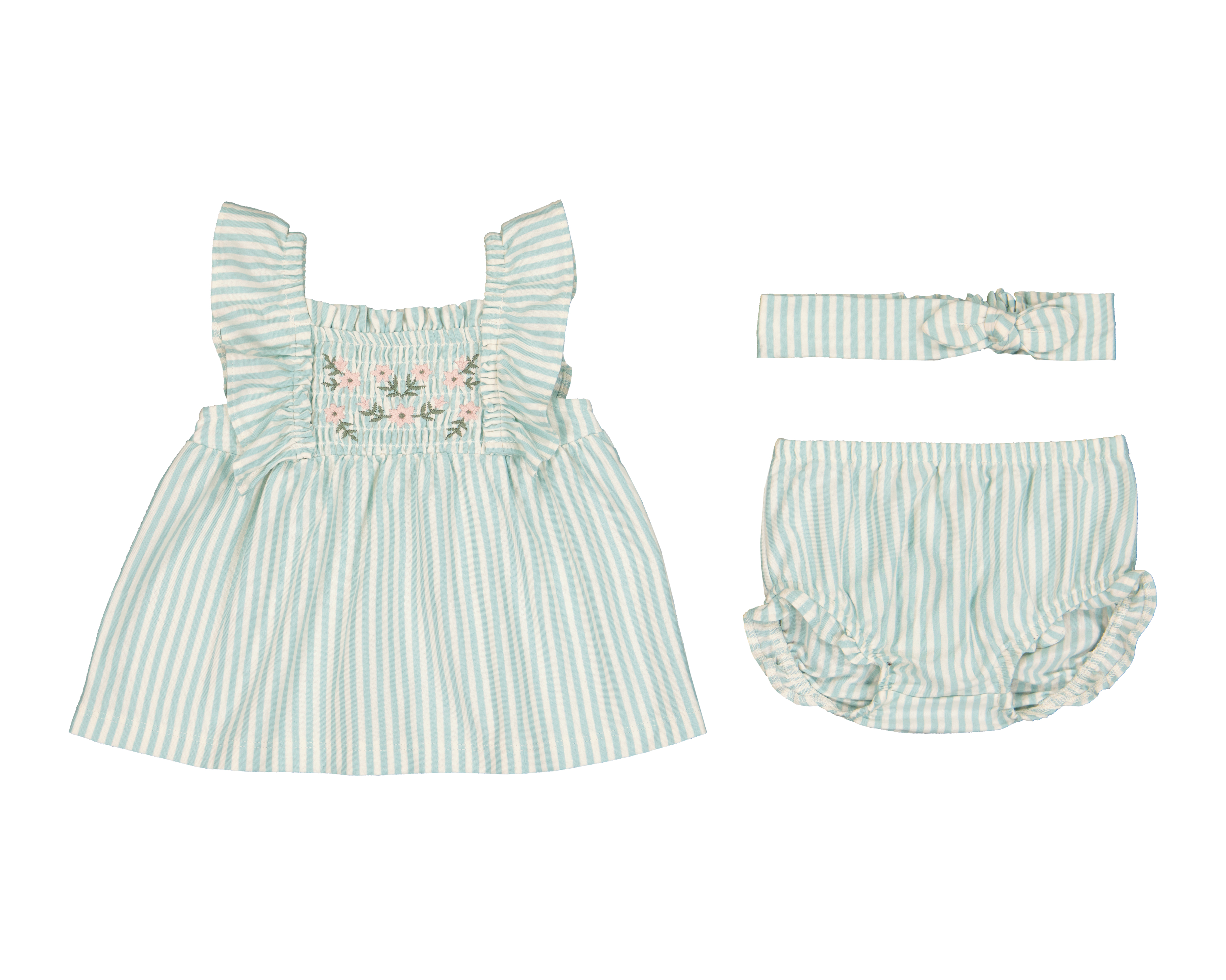 Conjunto de Algodón para Bebé Niña Carter's 3 Piezas