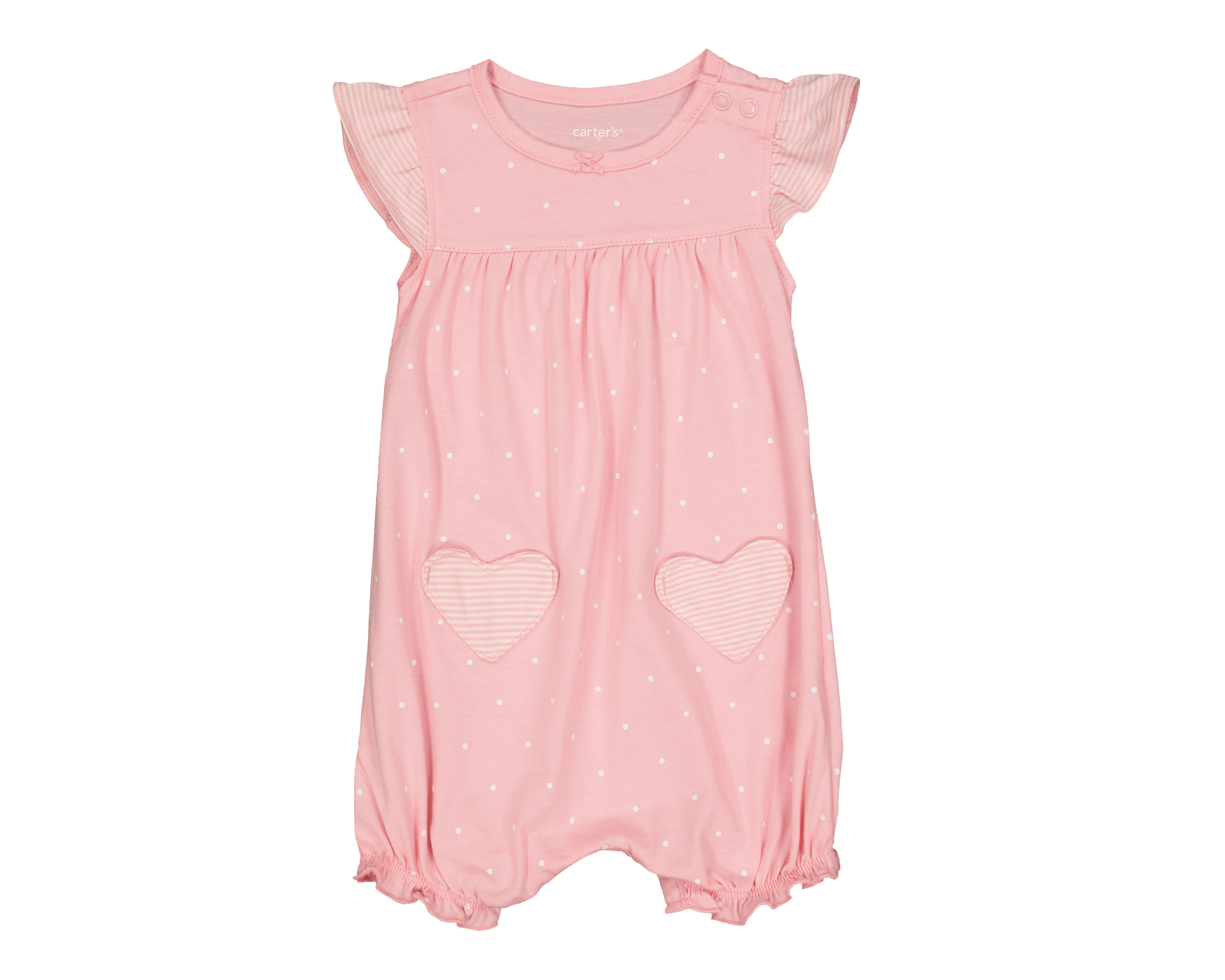 Foto 2 pulgar | Foto 1 | Jumper para Bebé Niña Carter's de Algodón con Olanes