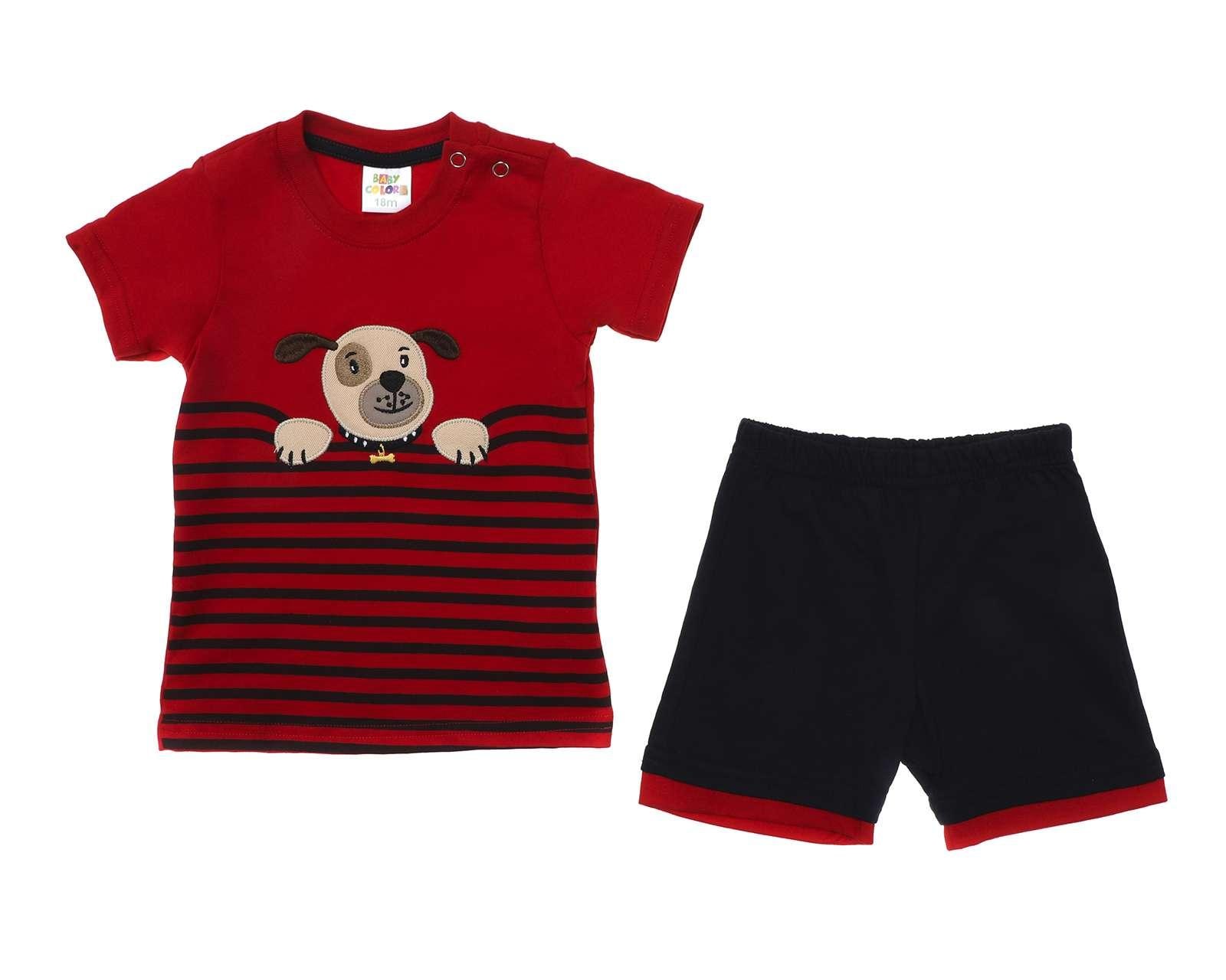 Conjunto con Short Baby Colors para Bebé Niño