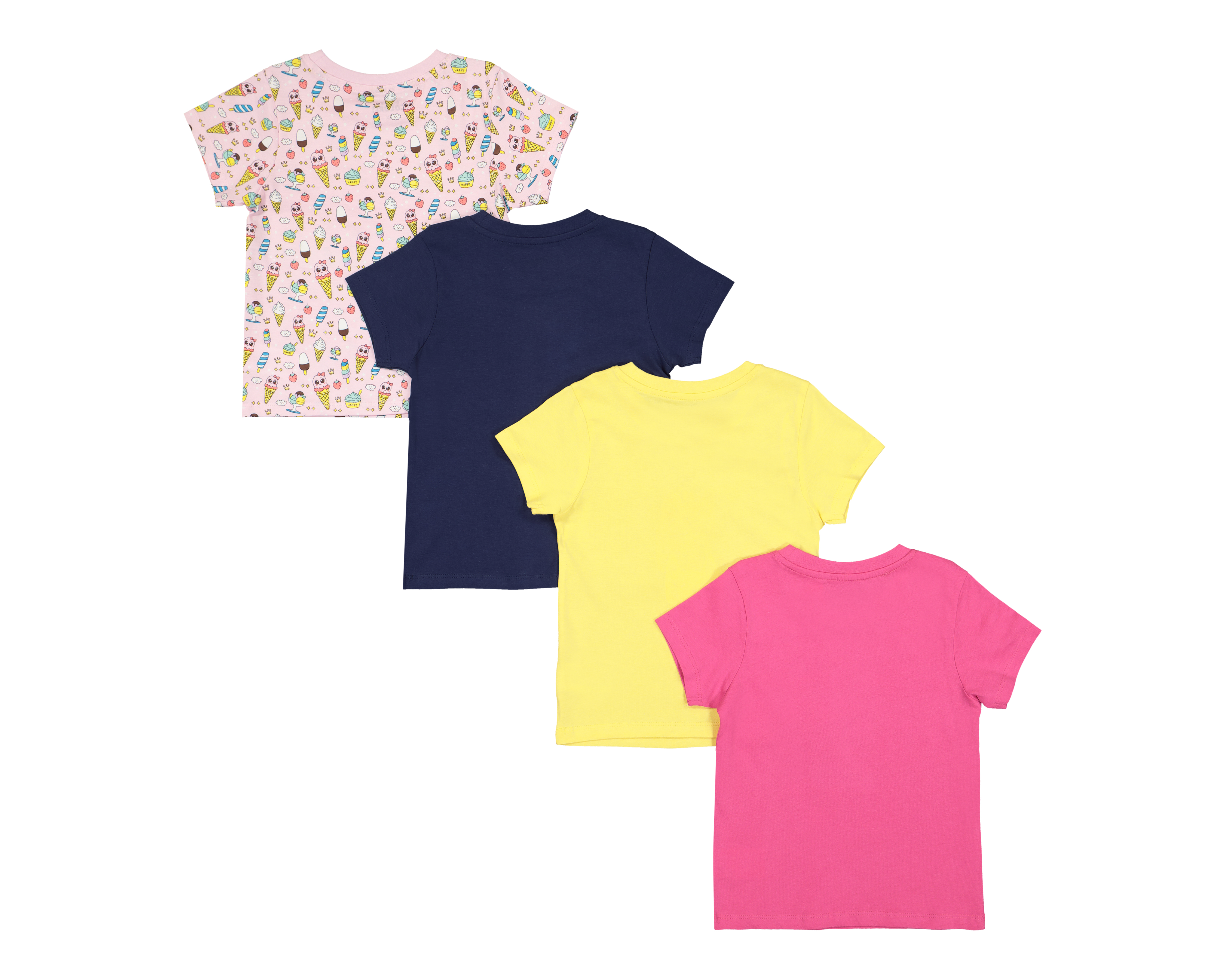 Foto 3 pulgar | Foto 2 | Playera Baby Colors de Algodón para Bebé Niña 4 Piezas