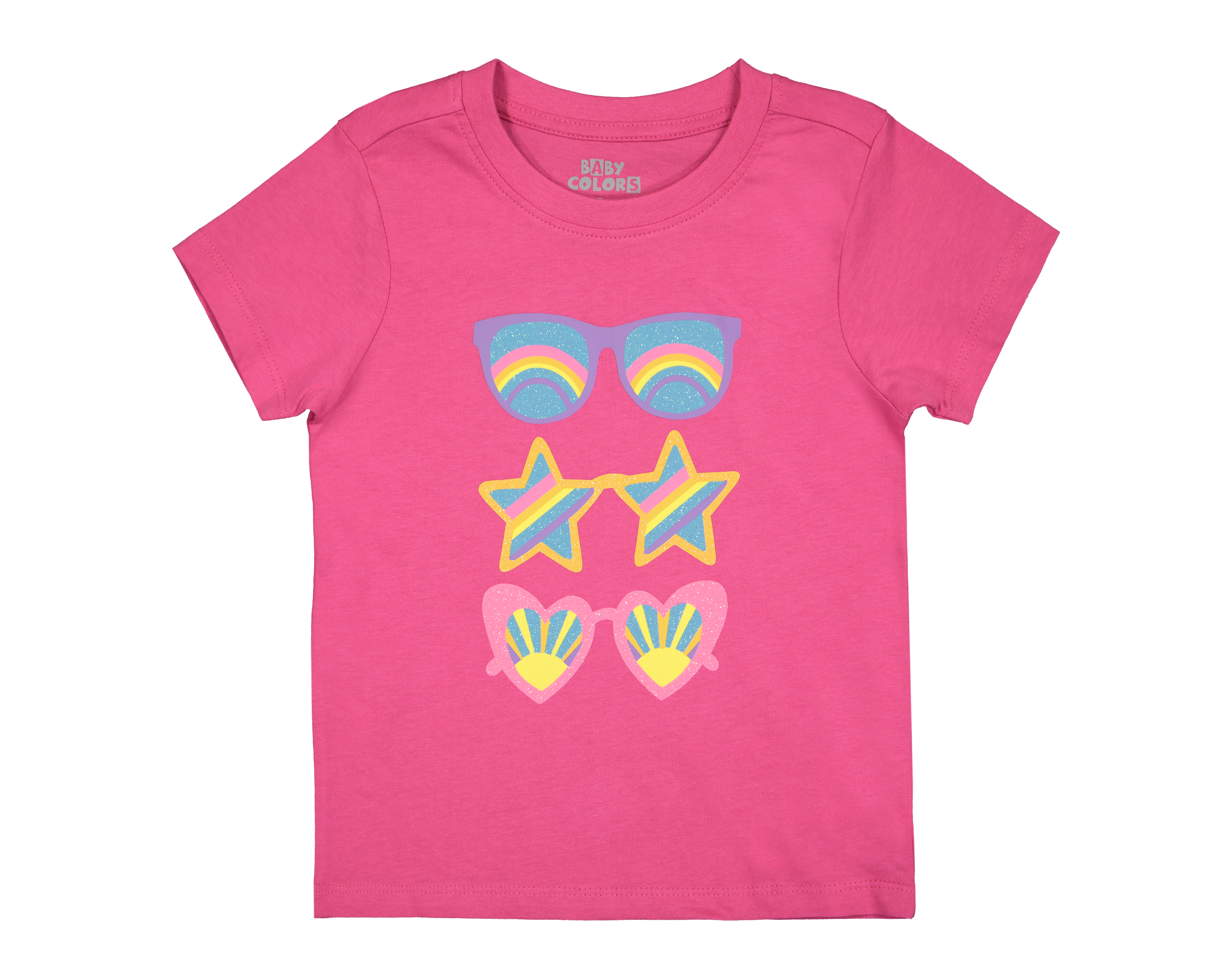 Foto 4 pulgar | Foto 3 | Playera Baby Colors de Algodón para Bebé Niña 4 Piezas