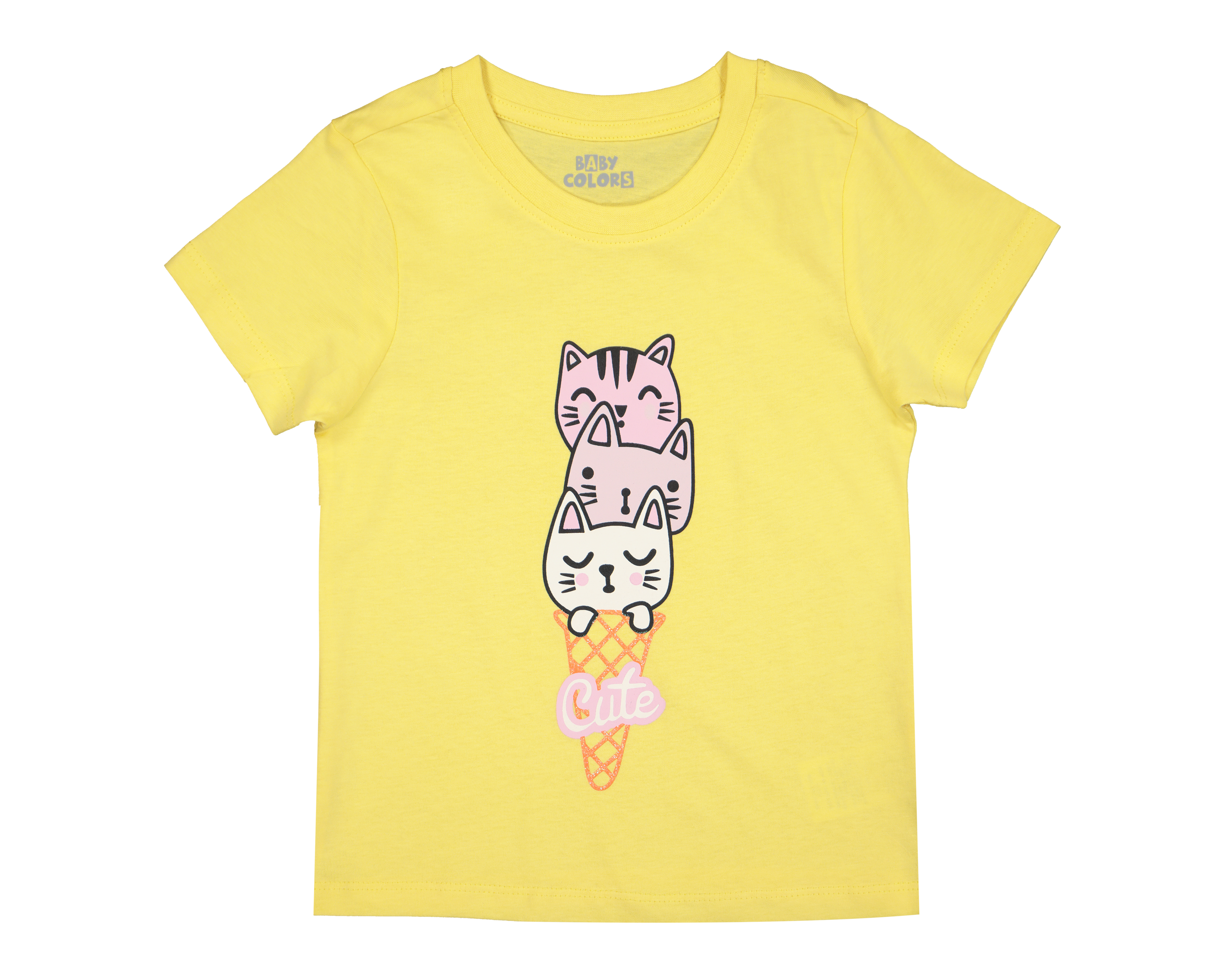 Foto 5 pulgar | Foto 4 | Playera Baby Colors de Algodón para Bebé Niña 4 Piezas