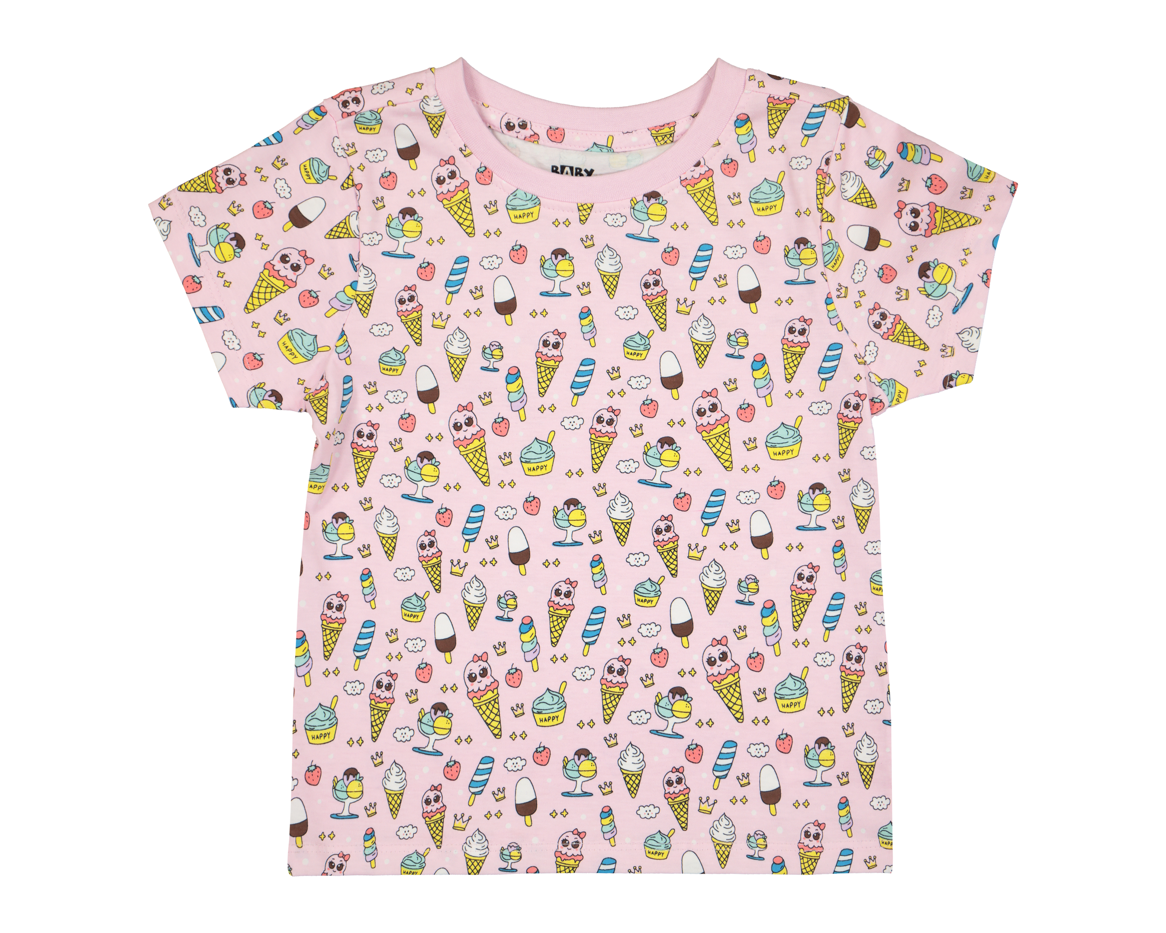 Foto 6 | Foto 6 | Playera Baby Colors de Algodón para Bebé Niña 4 Piezas