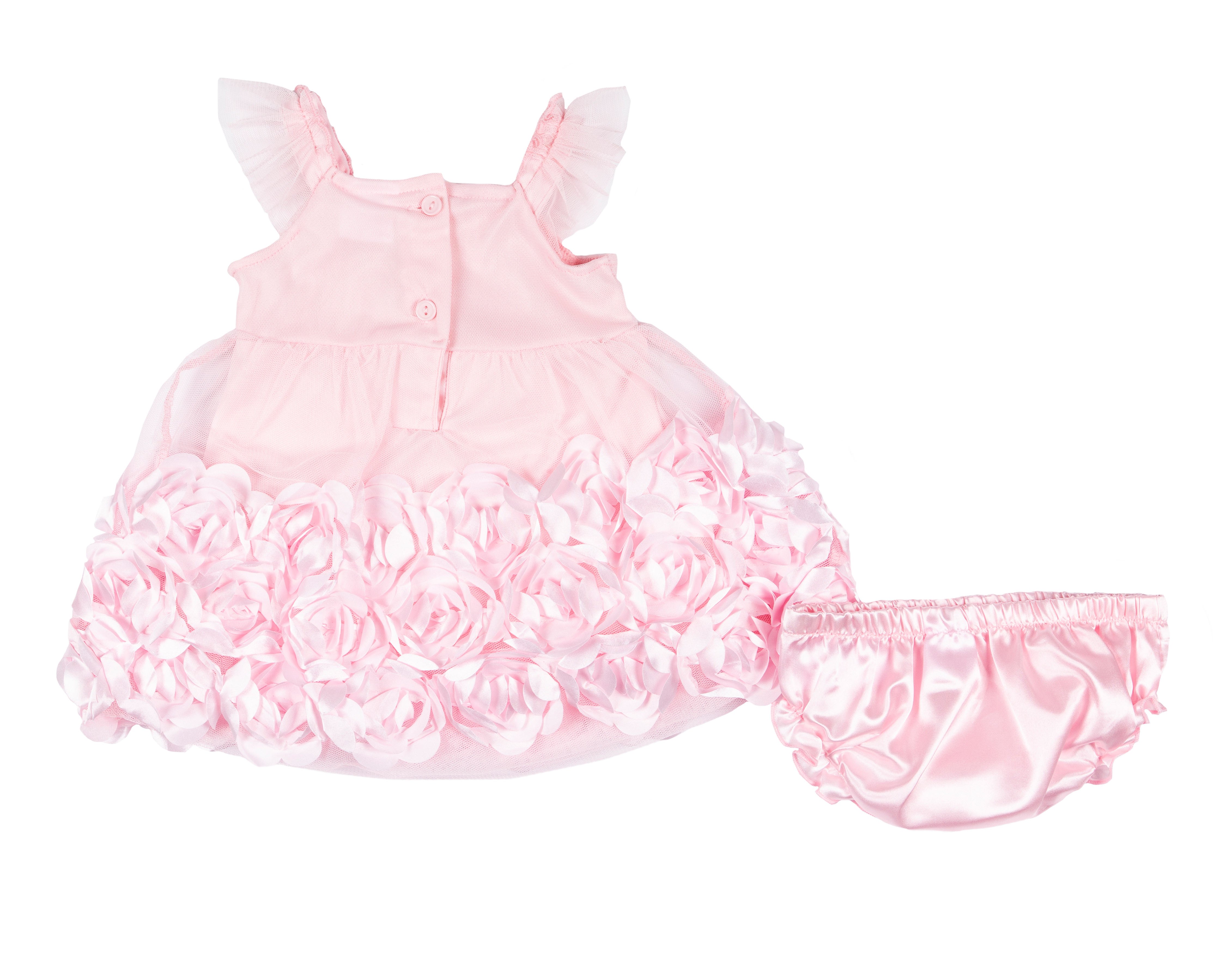 Foto 3 pulgar | Foto 2 | Vestido para Bebé Niña Baby Colors con Calzón 2 Piezas