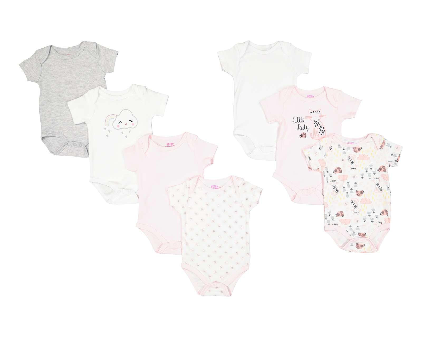 Pañalero Baby Colors para Bebé Niña 7 Piezas