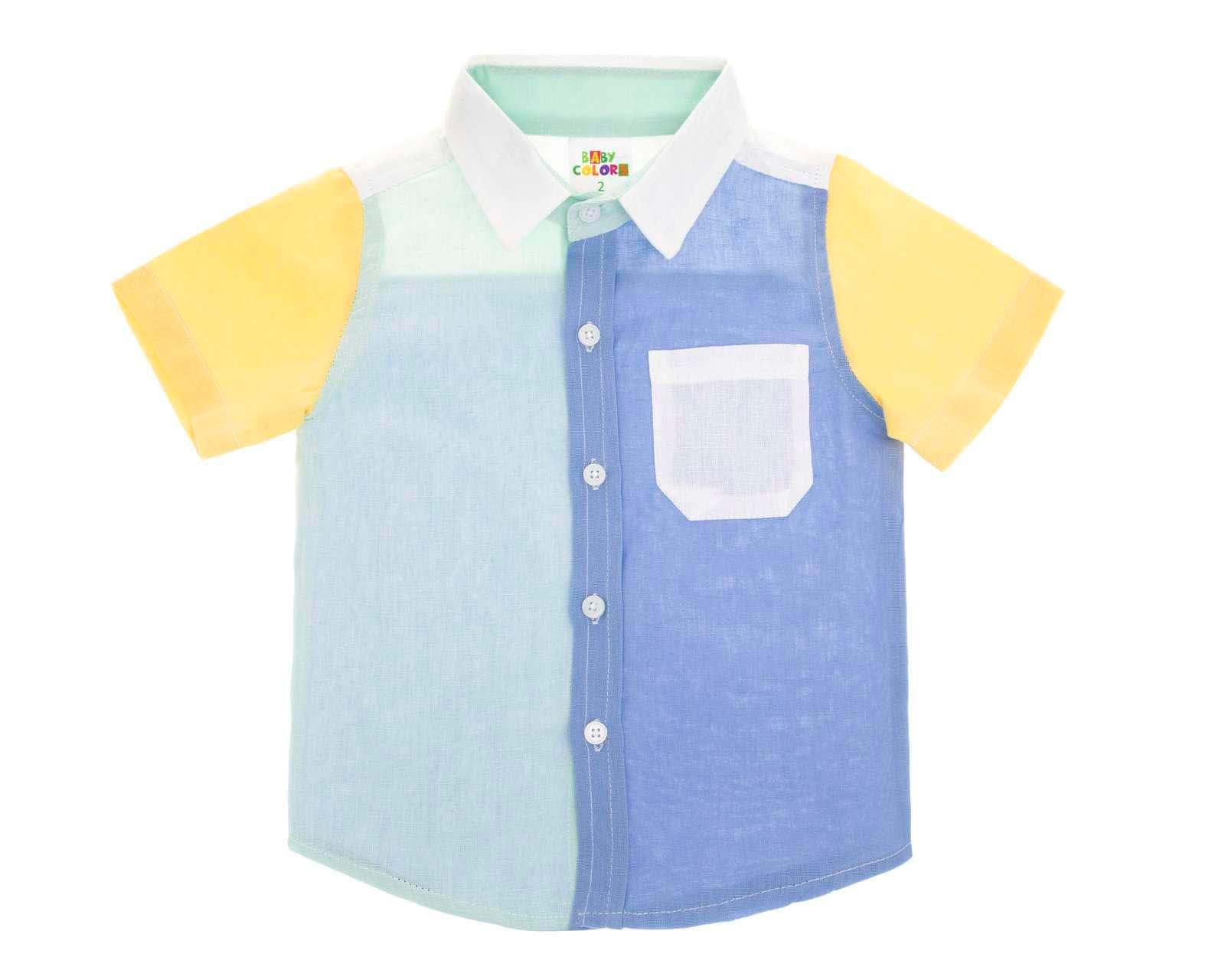 Foto 2 pulgar | Foto 1 | Camisa Baby Colors de Algodón para Bebé Niño