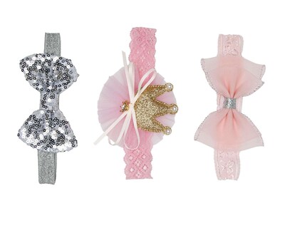 Foto 4 | Foto 4 | Tiara Baby Colors para Bebé Niña 3 Piezas