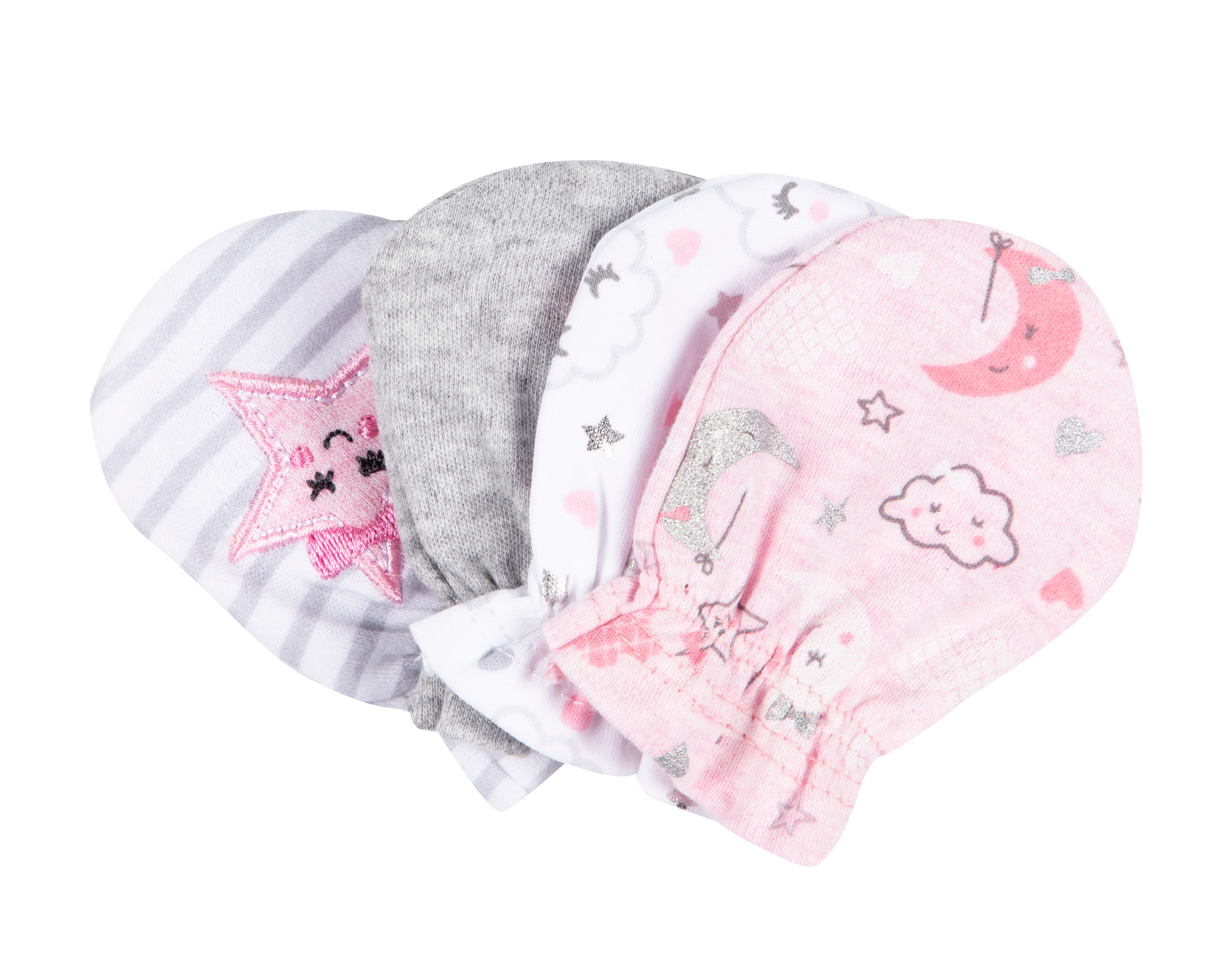 Foto 3 pulgar | Foto 2 | Set de Guantes Bam-Bu para Bebé Niña 4 Piezas