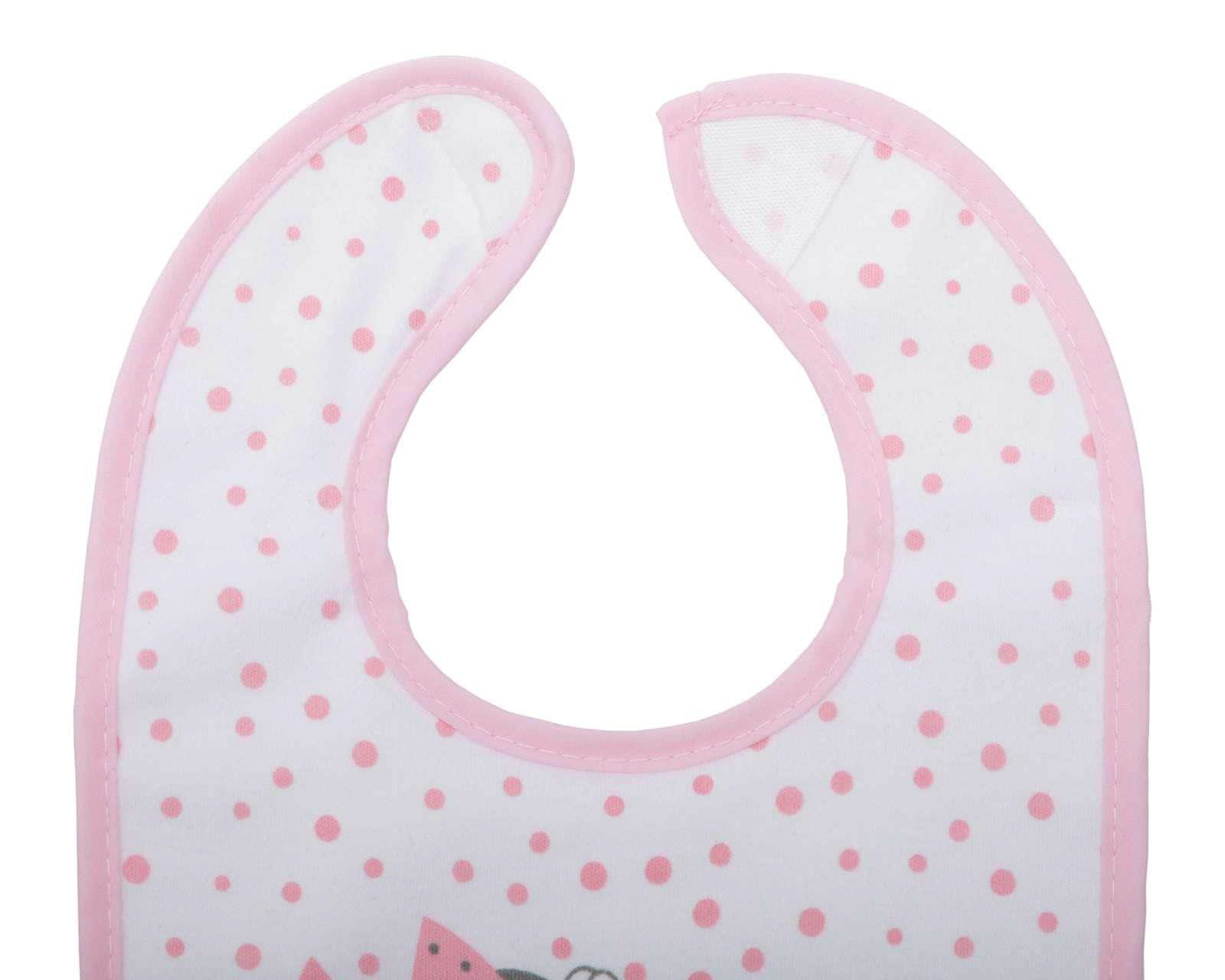 Foto 4 pulgar | Foto 3 | Babero Disney para Bebé Niña 4 Piezas