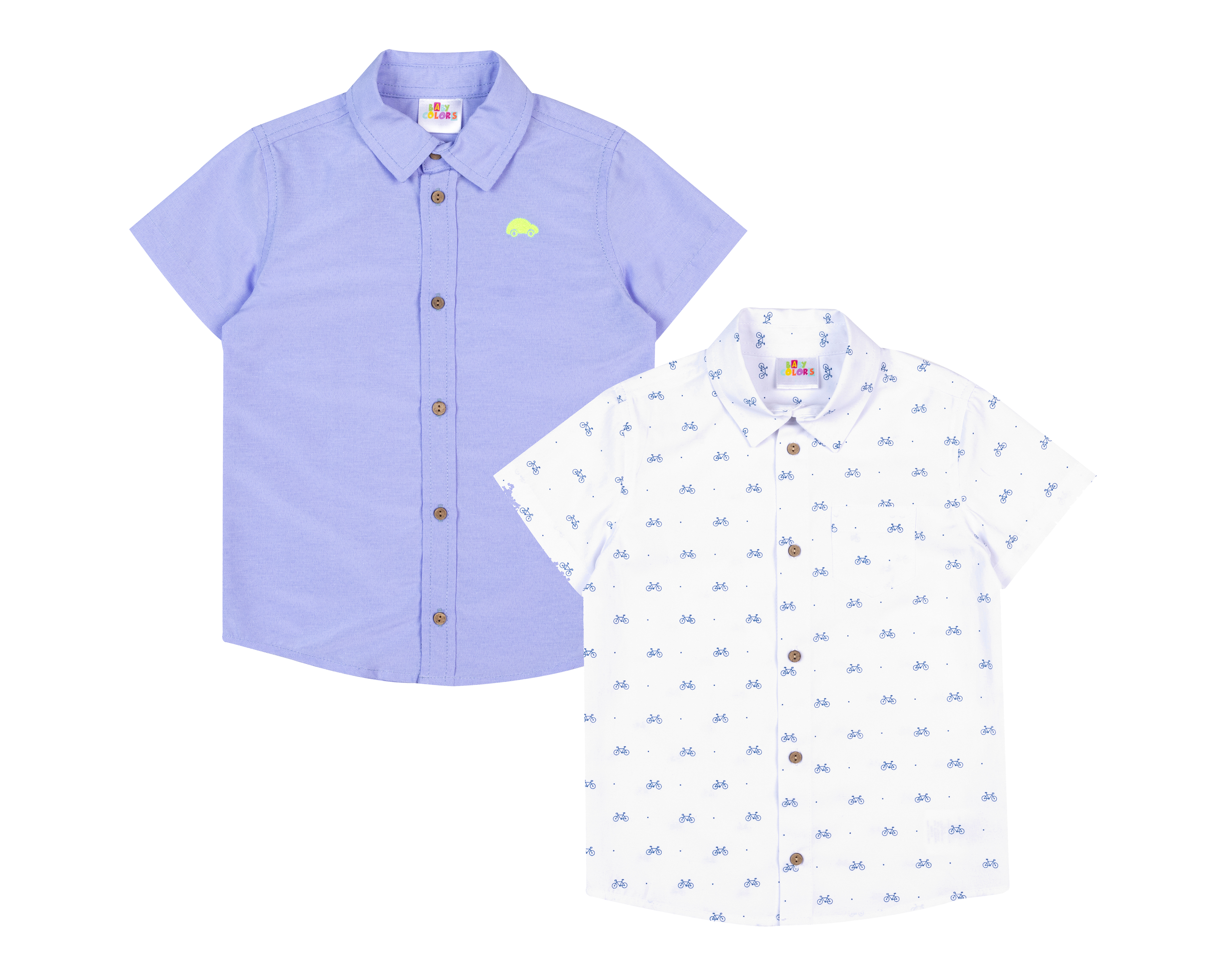 Camisa Baby Colors para Bebé Niño 2 Piezas