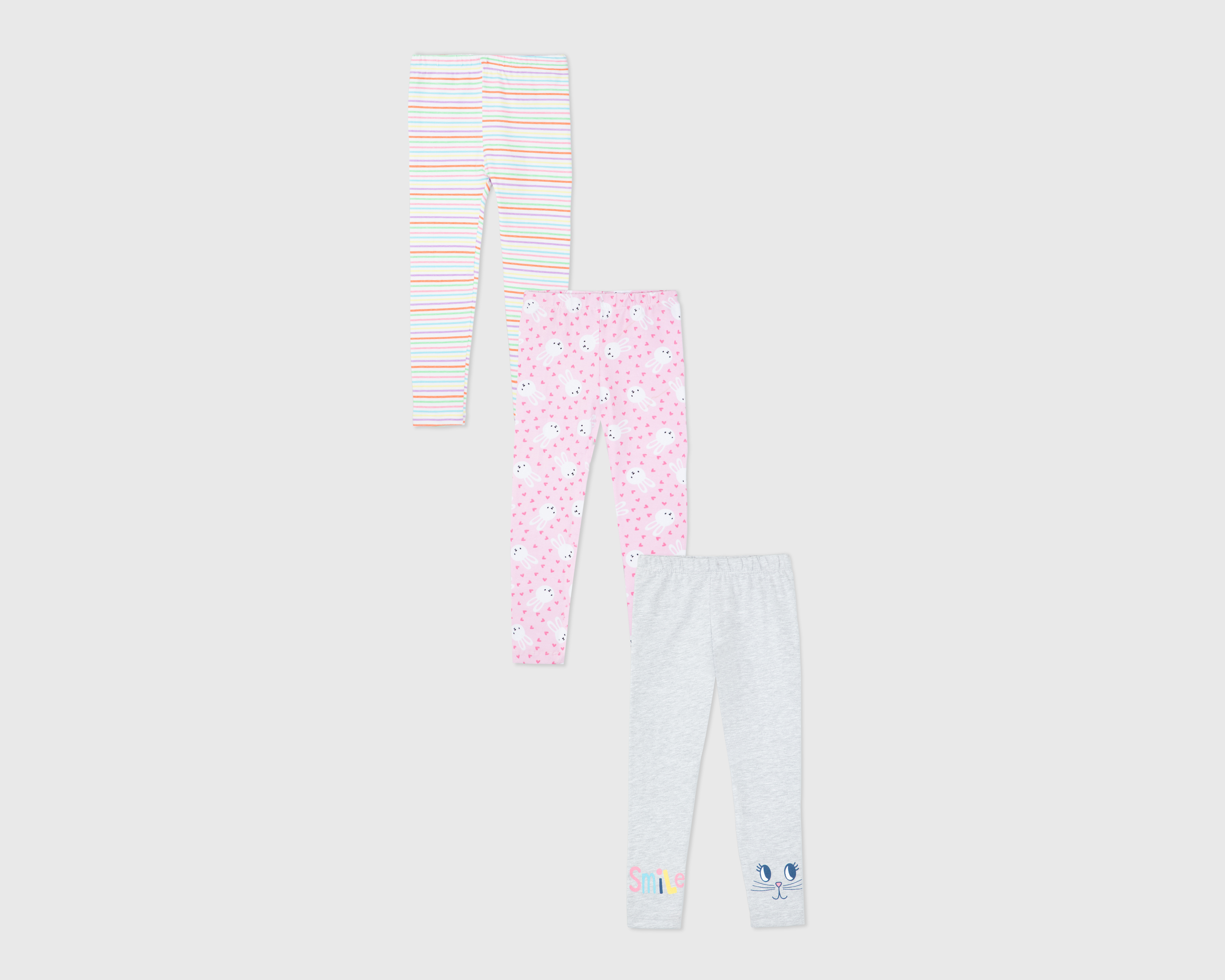 Foto 1 | Foto 1 | Pantalón Baby Colors para Bebé Niña 3 Piezas